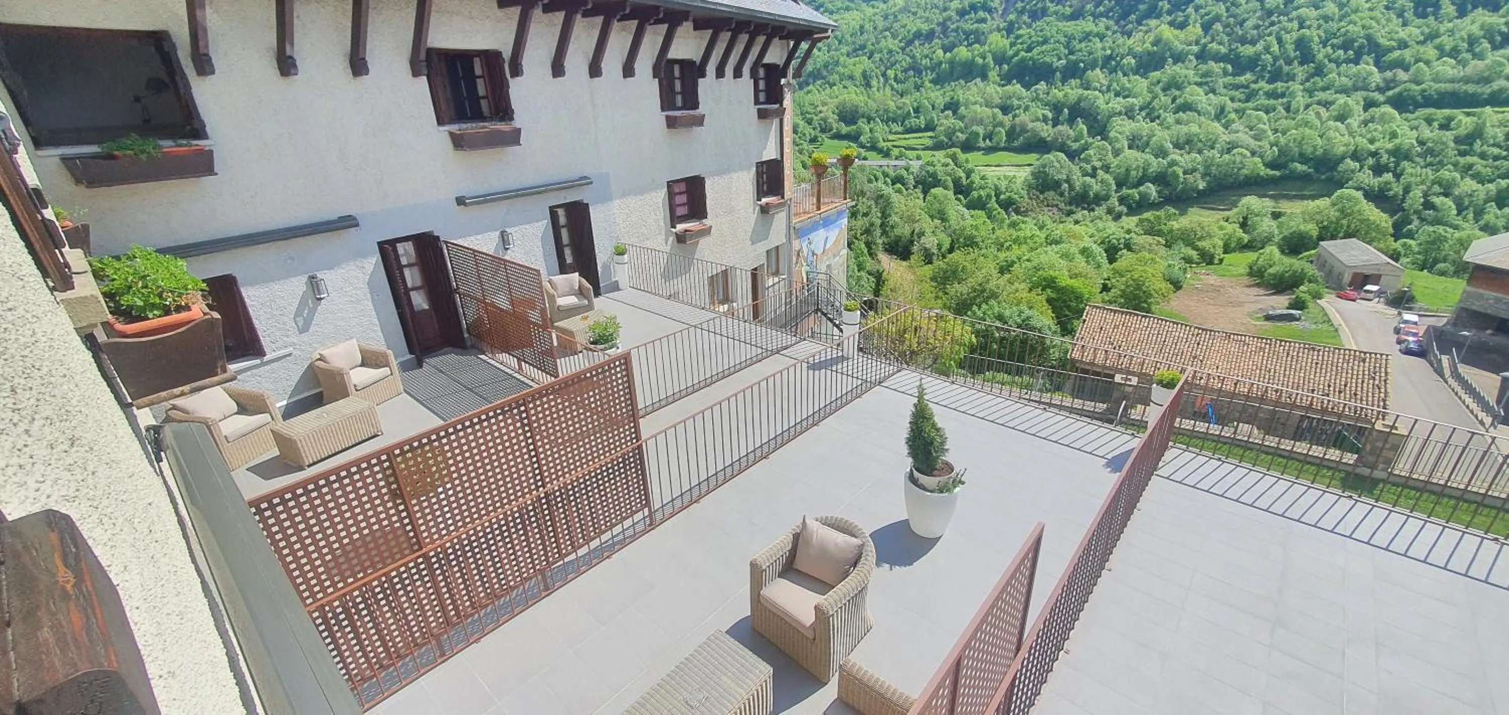 Balcony/Terrace in Hotel Villa de Torla