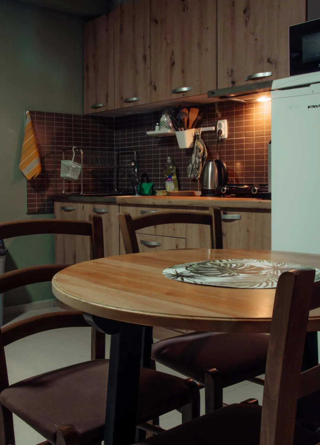 Kitchen or kitchenette in Skopje Downtown Hostel
