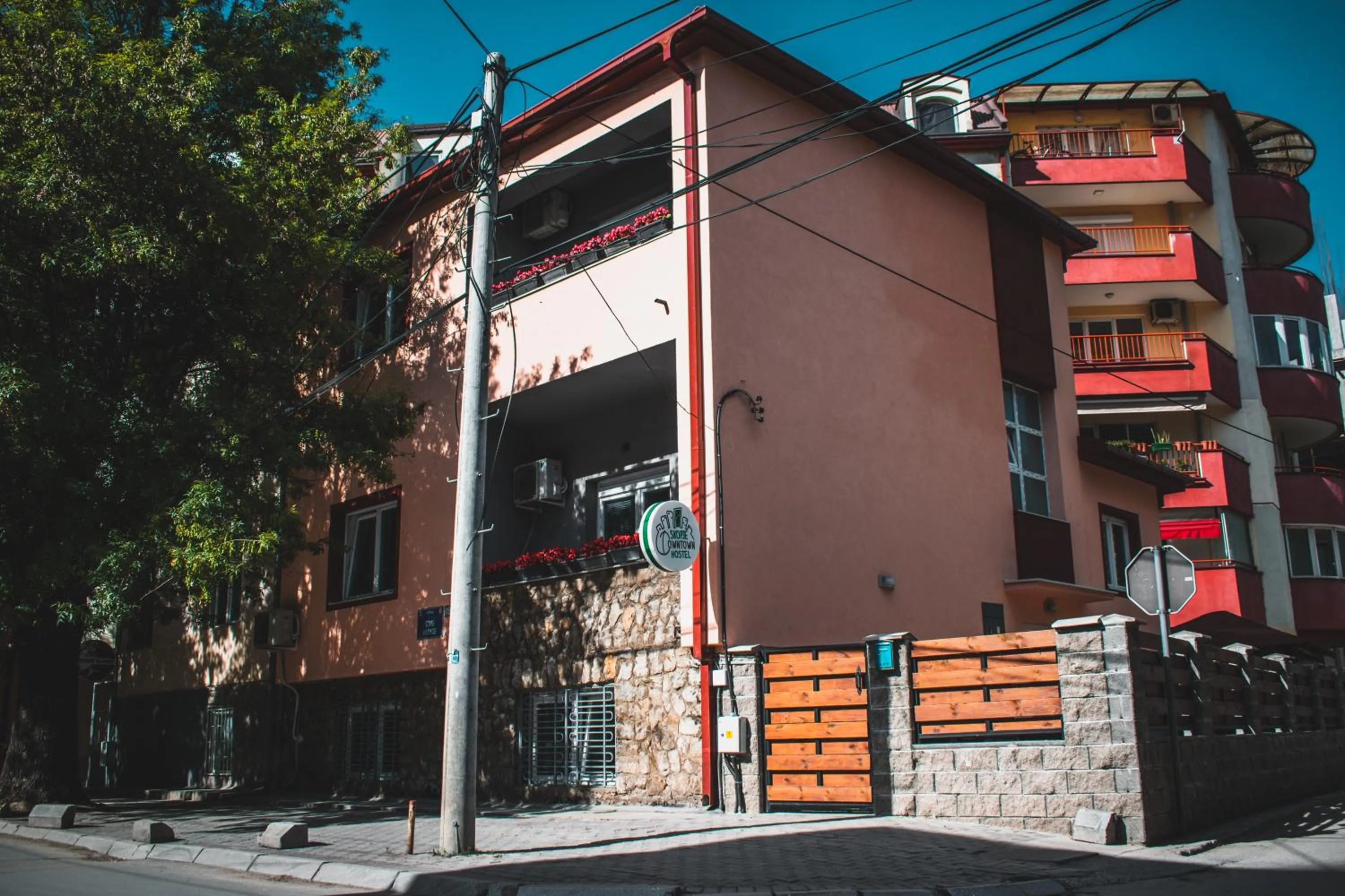 Property building in Skopje Downtown Hostel