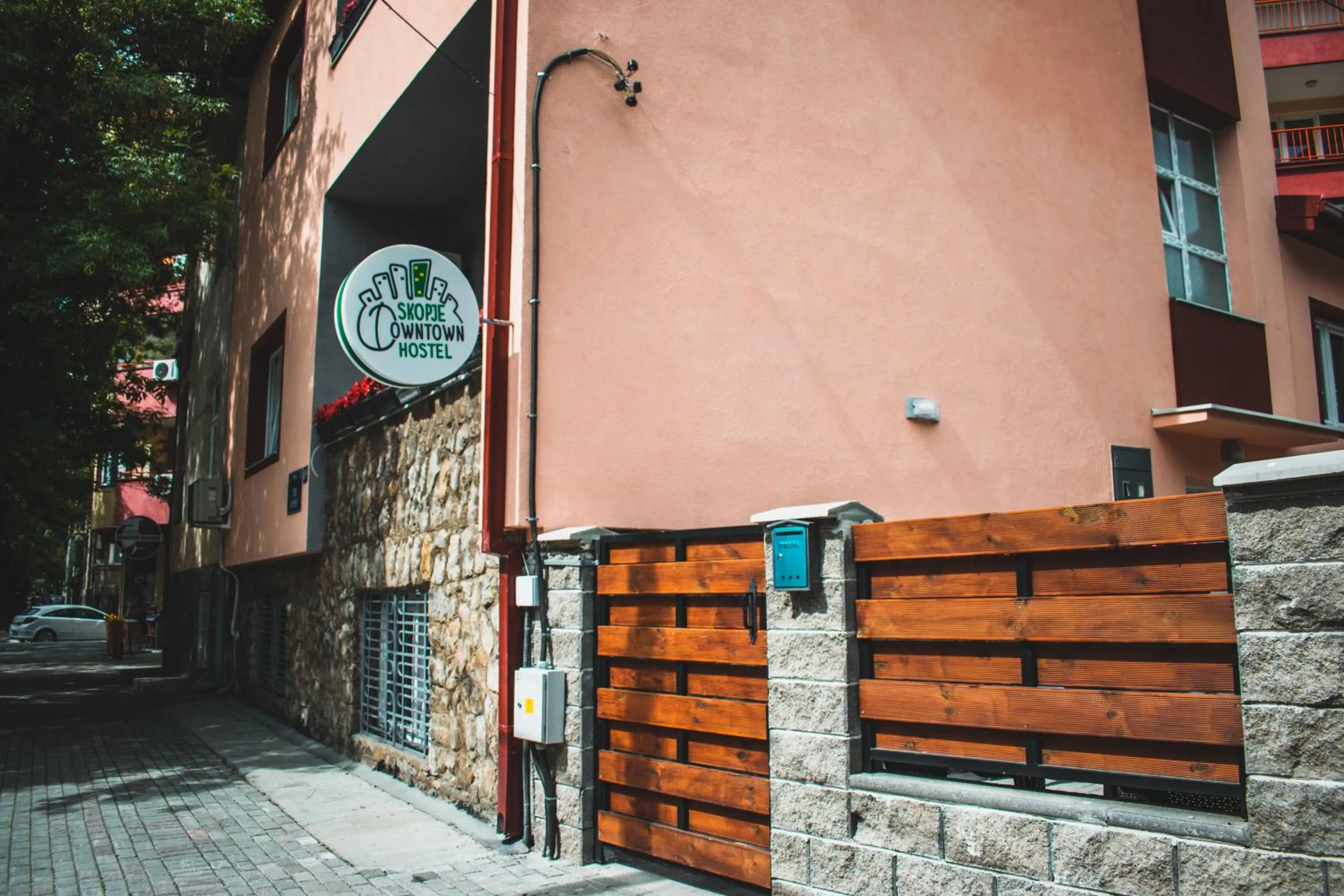Property building in Skopje Downtown Hostel
