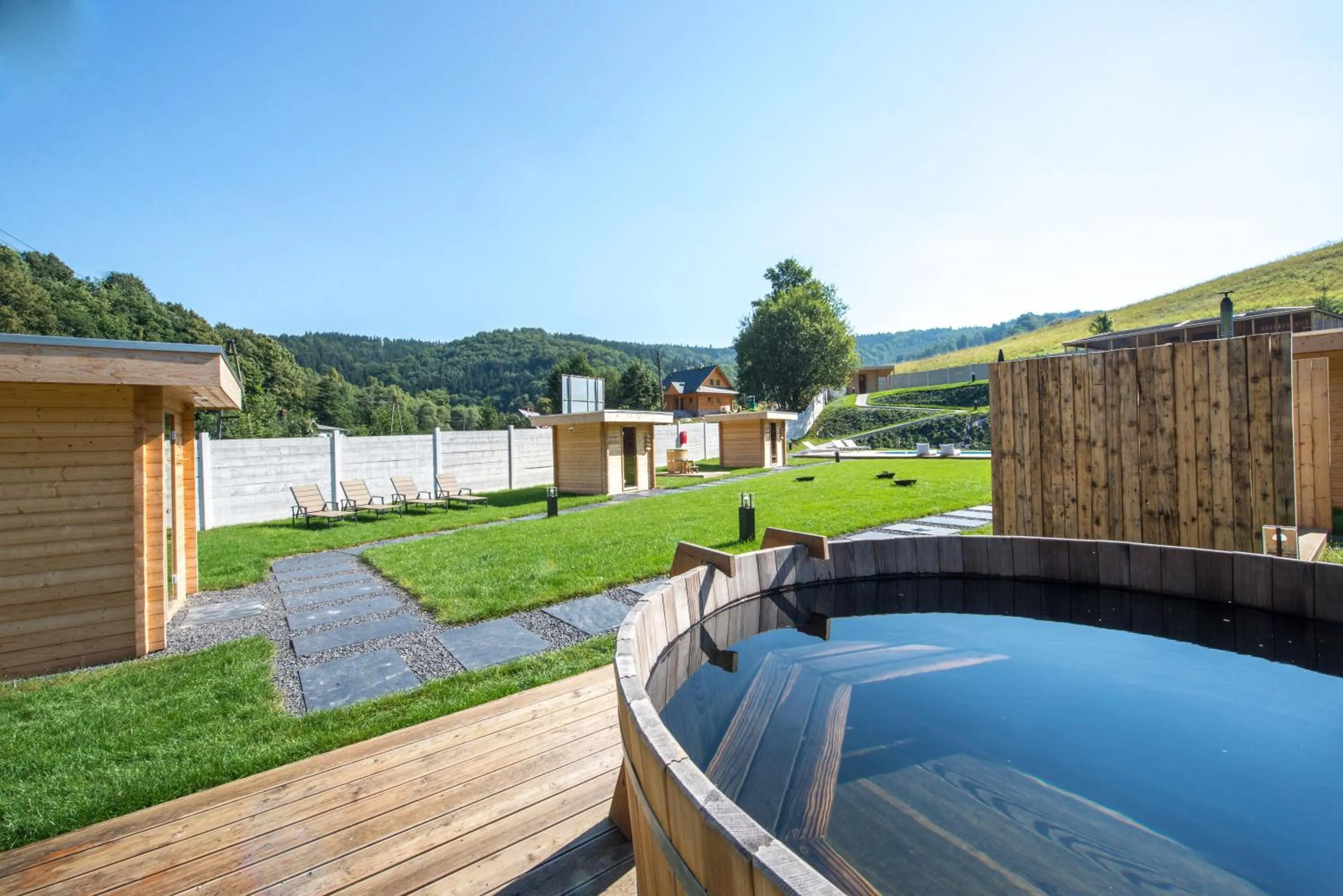 Open Air Bath in Hotel Pałac Jugowice