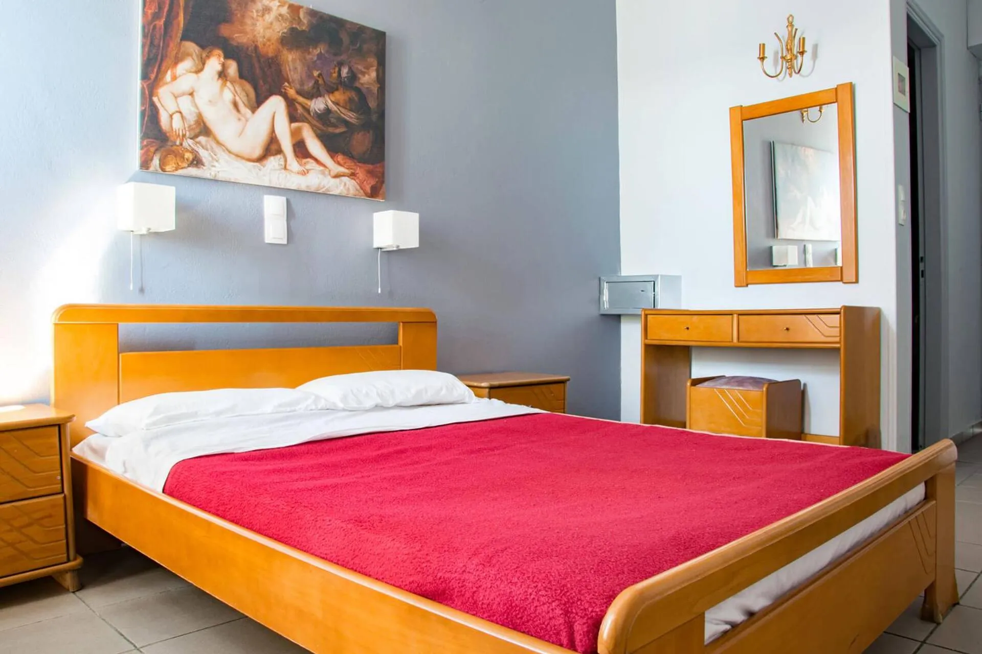 Bed in Hotel Tarsanas