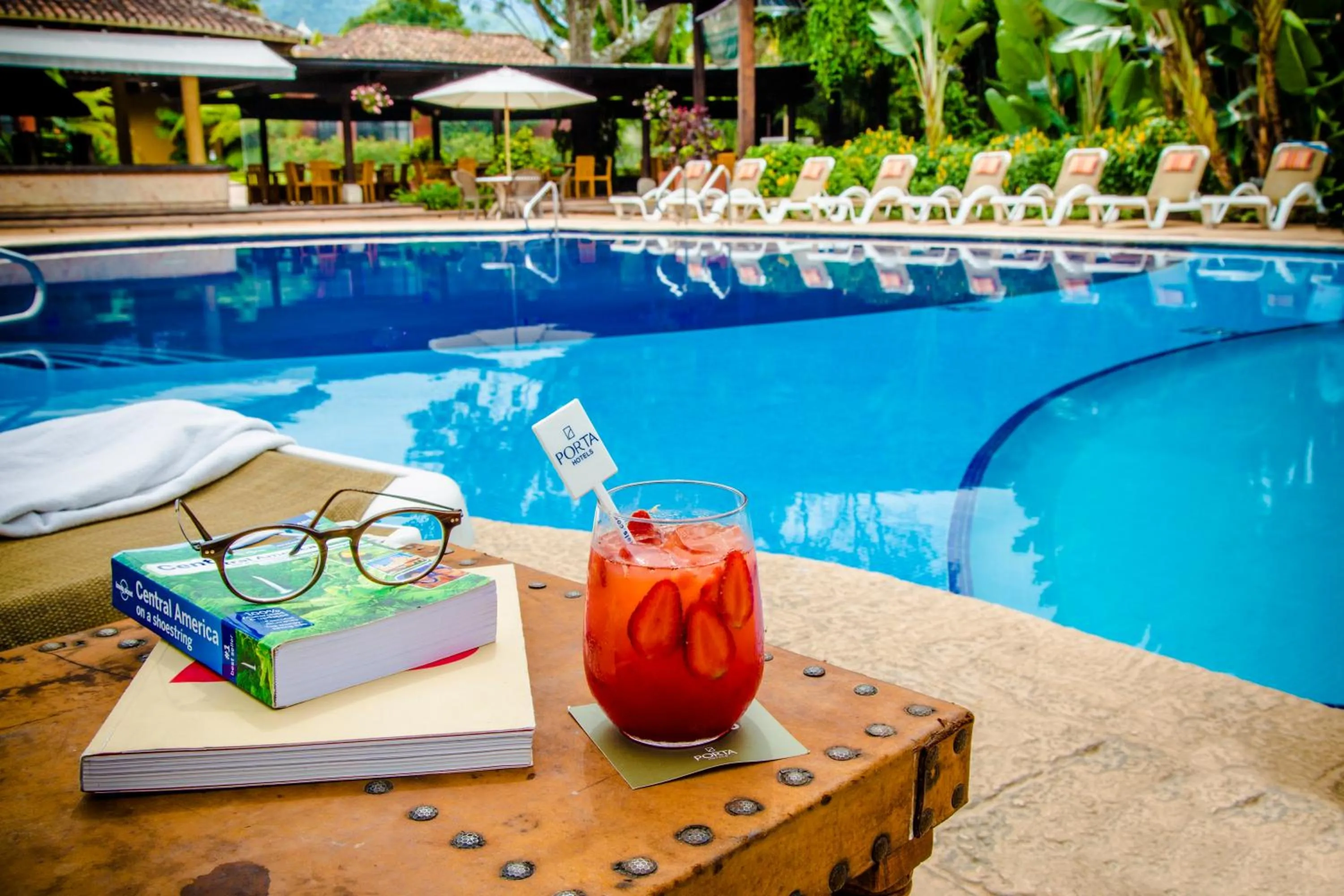 Pool view in Porta Hotel Antigua