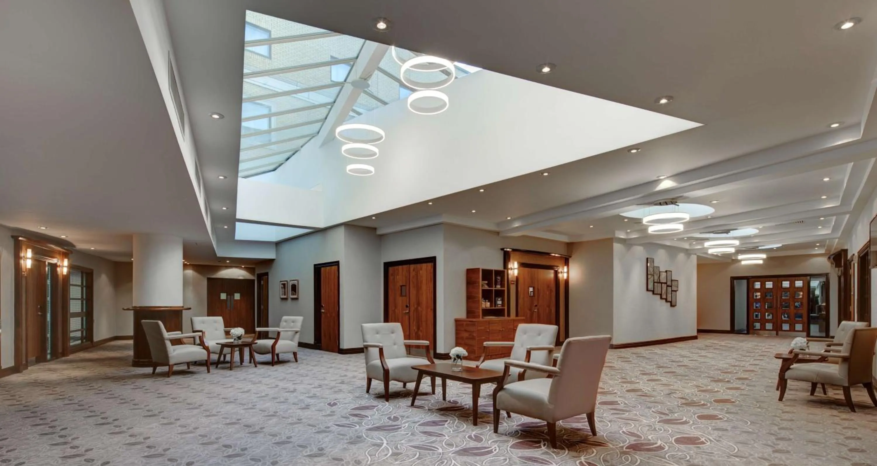 Lobby or reception in Hilton Cambridge City Centre