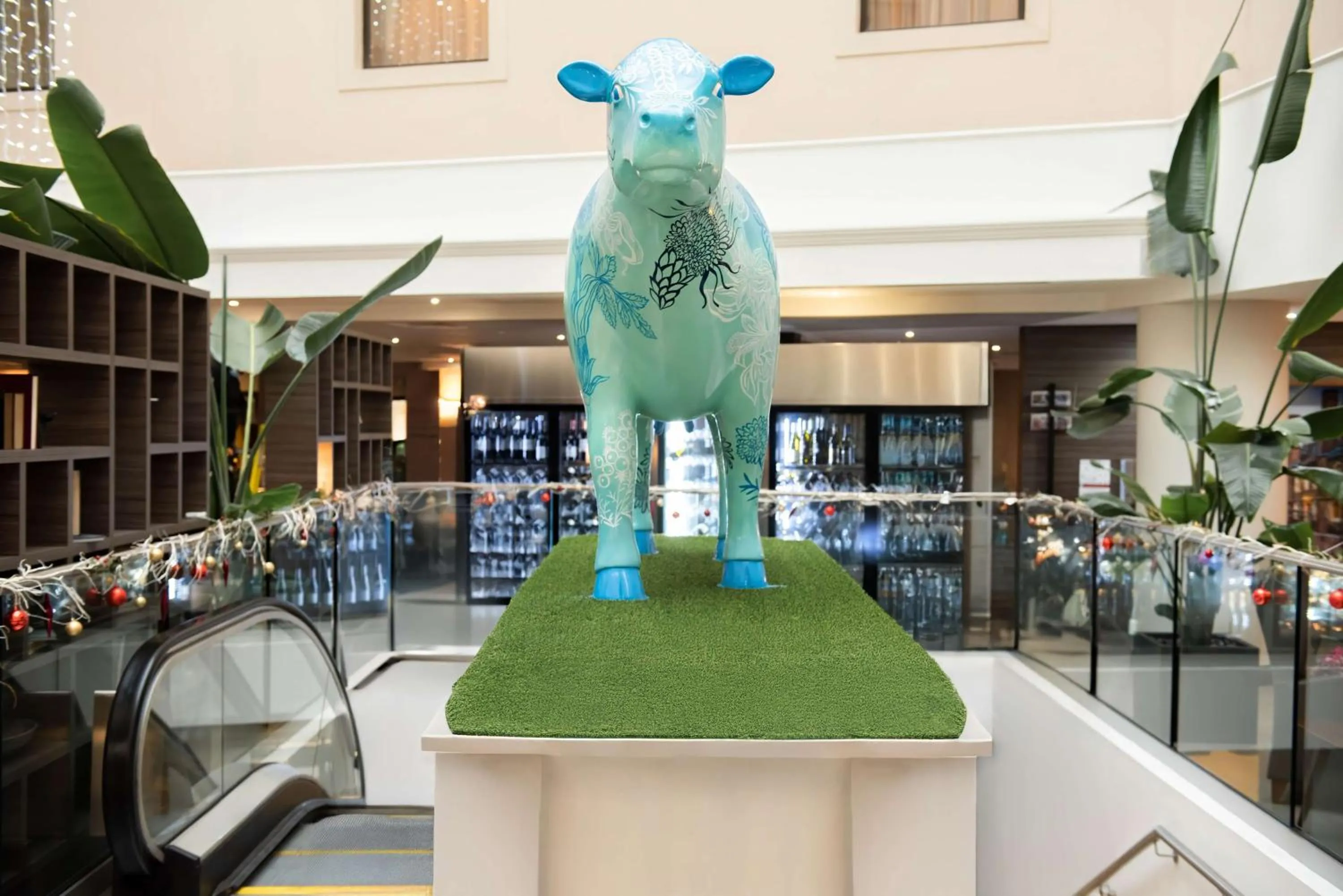 Lobby or reception in Hilton Cambridge City Centre