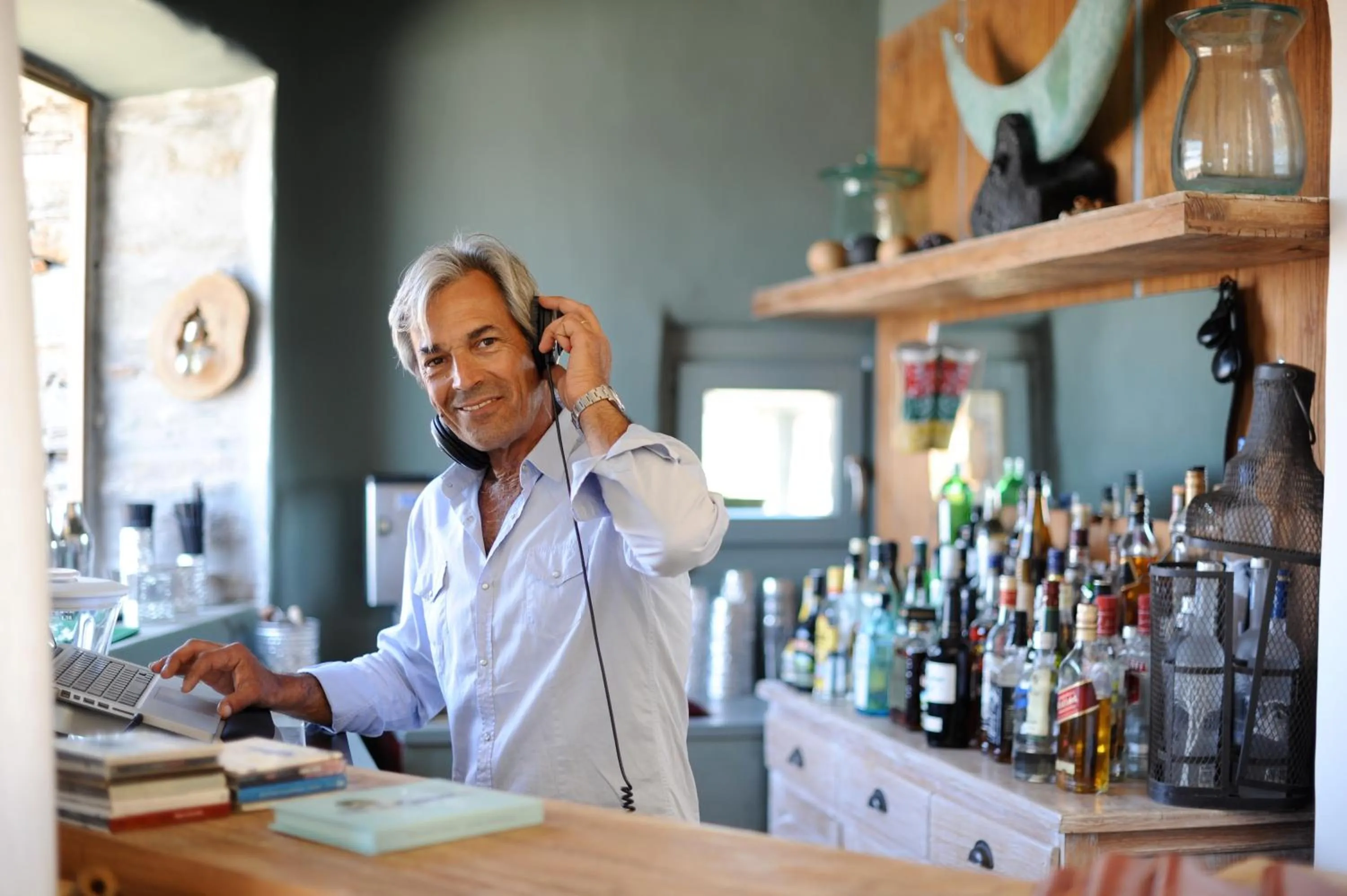 Lounge or bar in Aigis Suites Kea