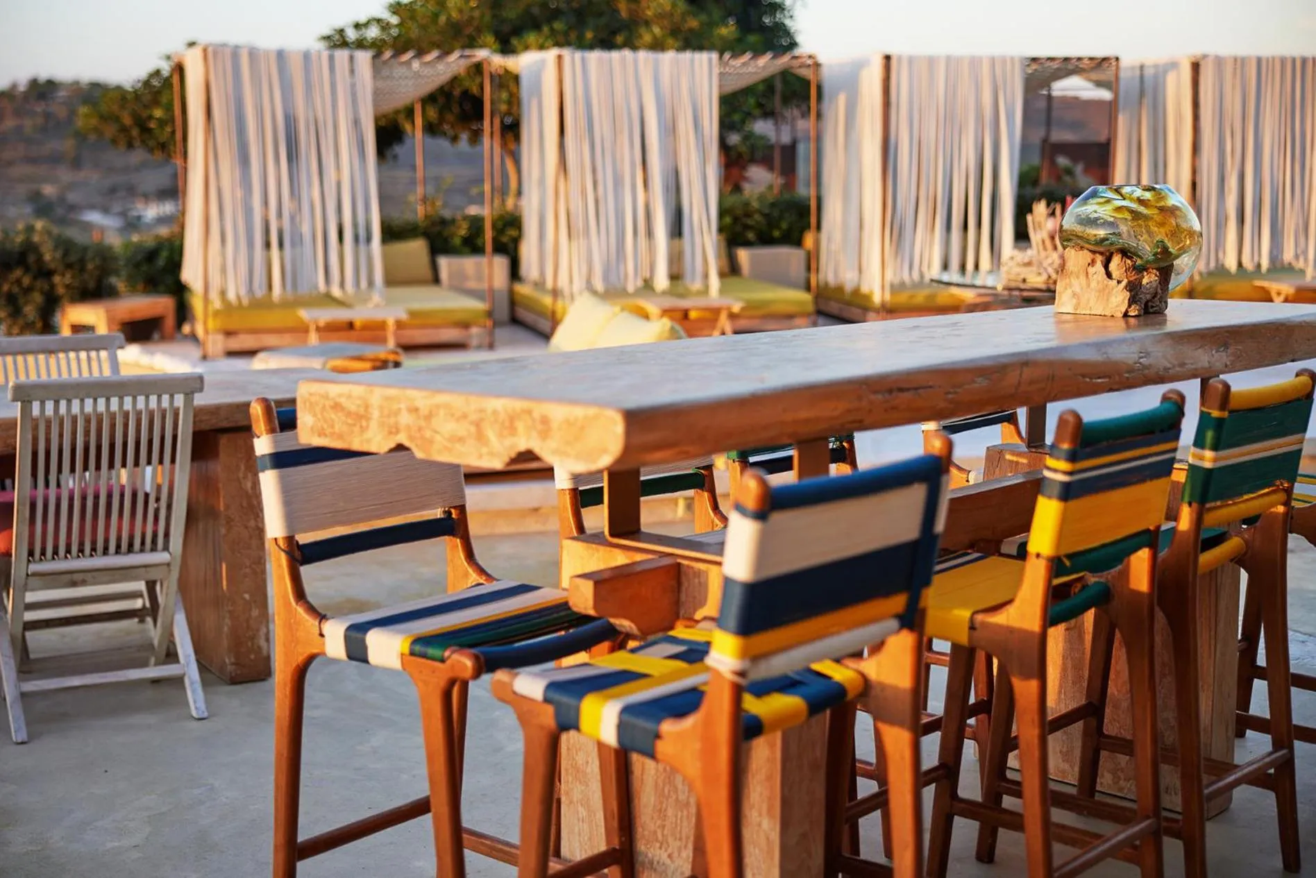 Living room in Aigis Suites Kea