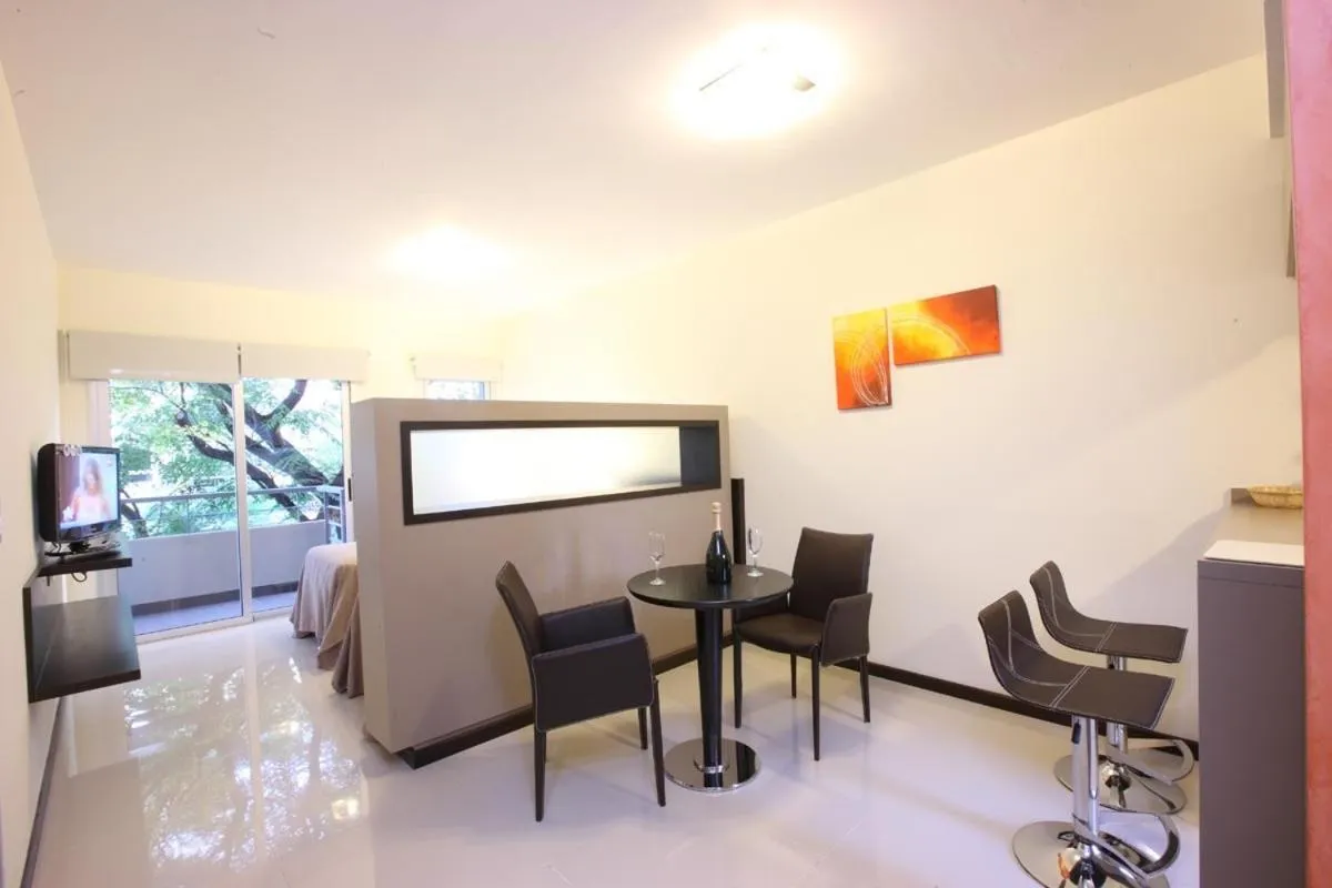 Seating area in Lecer Apart