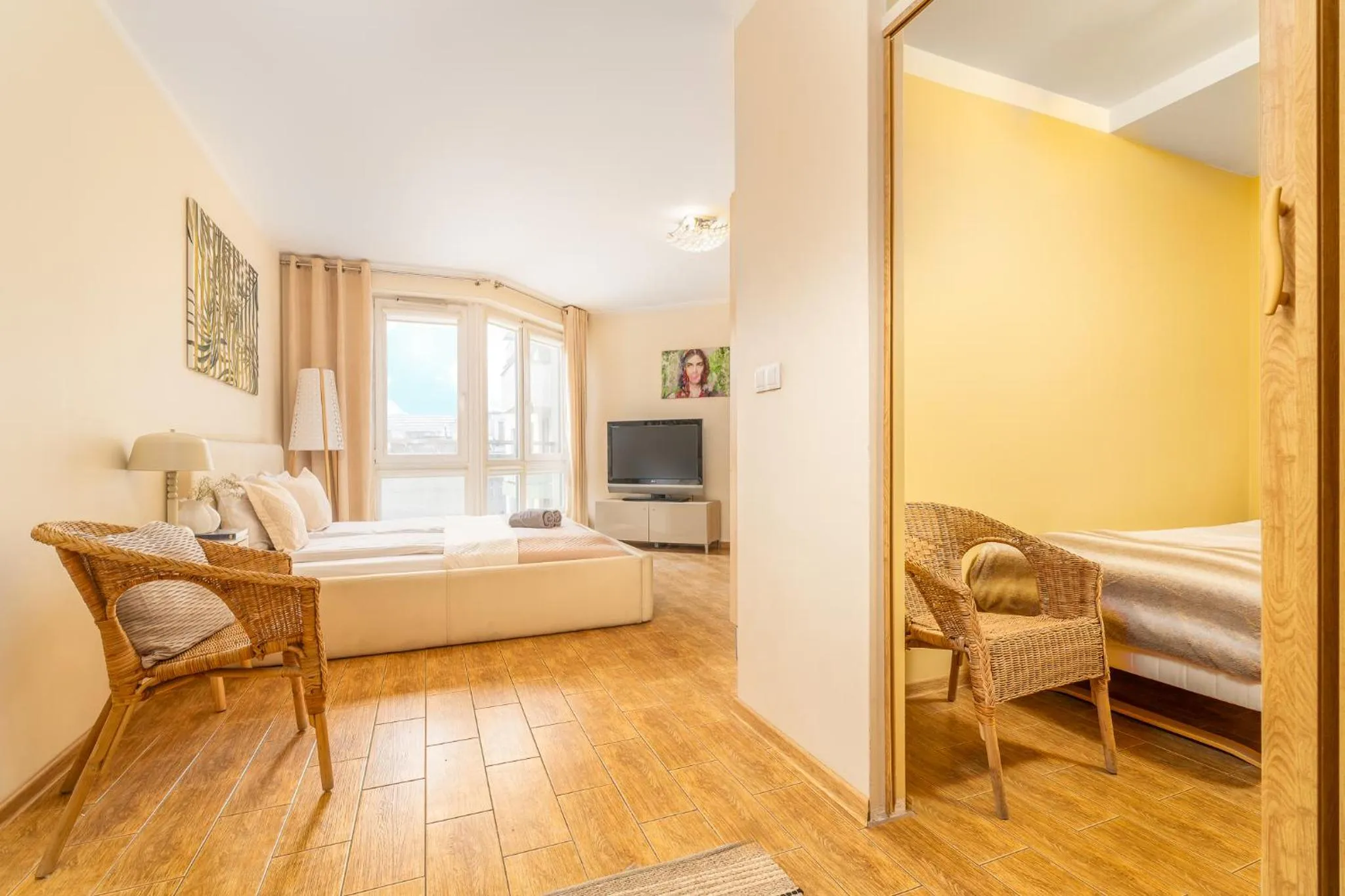 Bed in MARGI Gaja Apartament