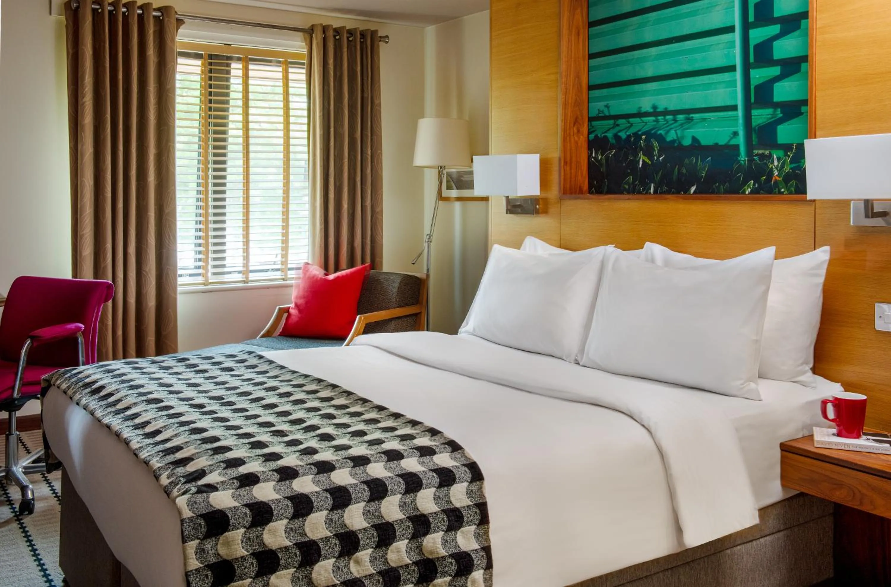 Bedroom, Bed in Lodge at Bristol