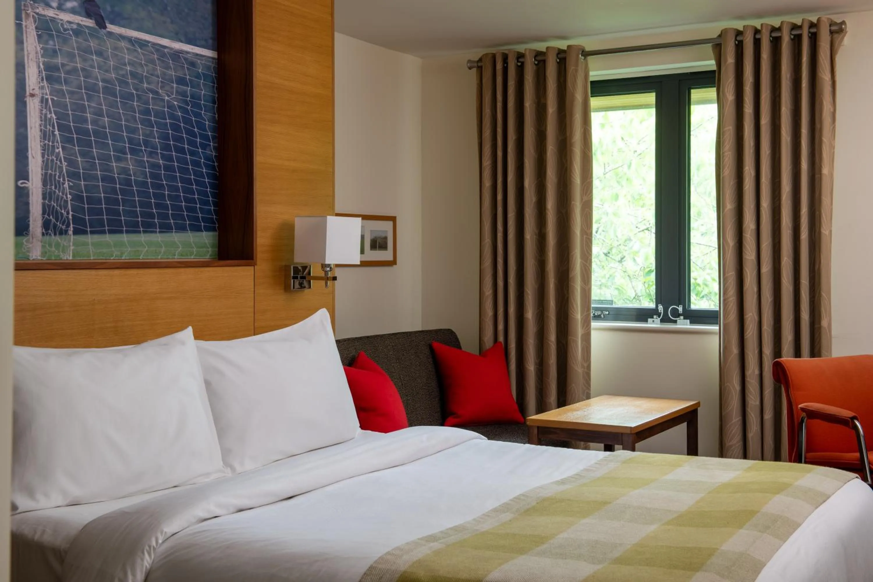 Bedroom, Bed in Lodge at Bristol