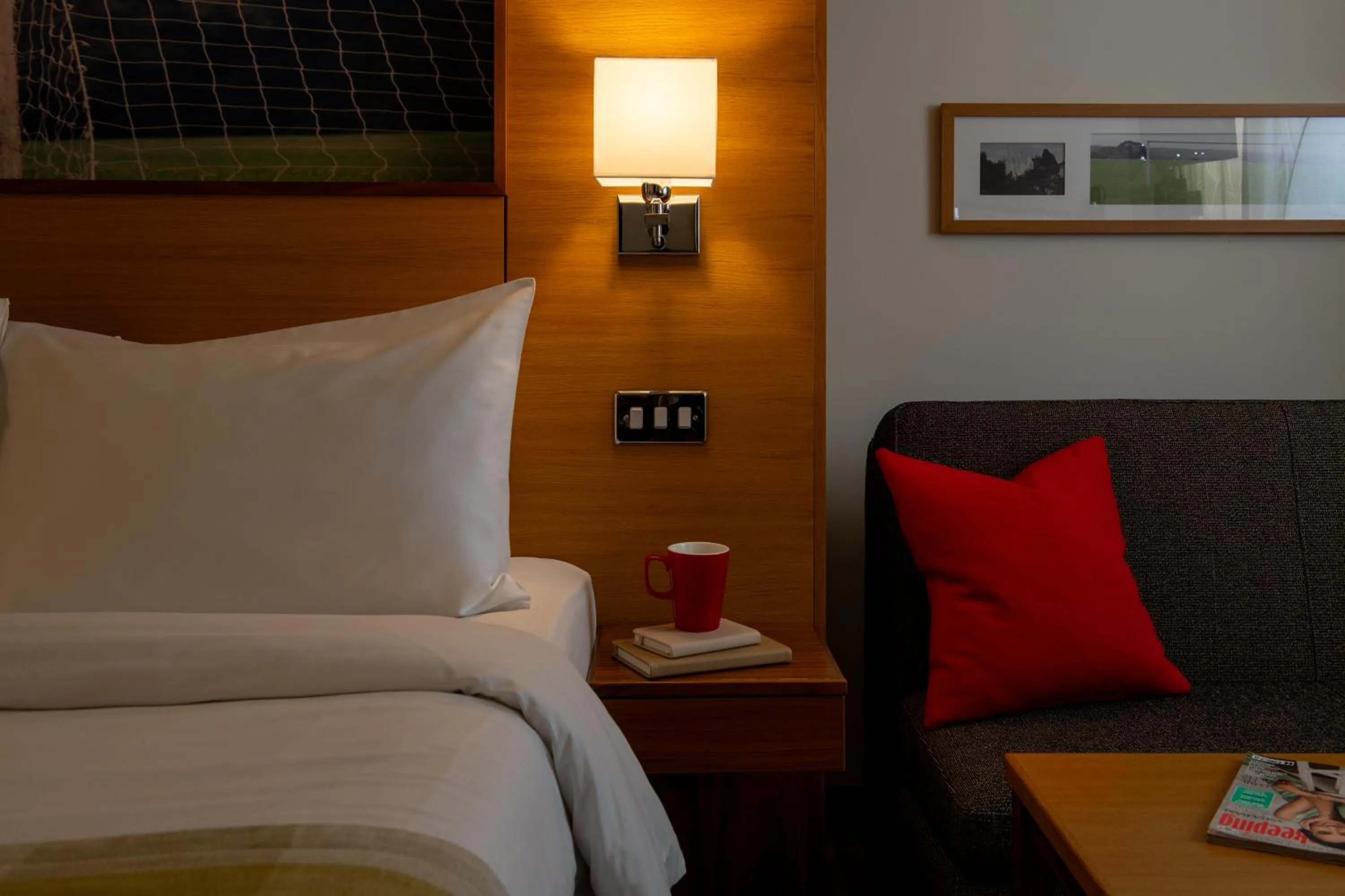 Bedroom, Bed in Lodge at Bristol