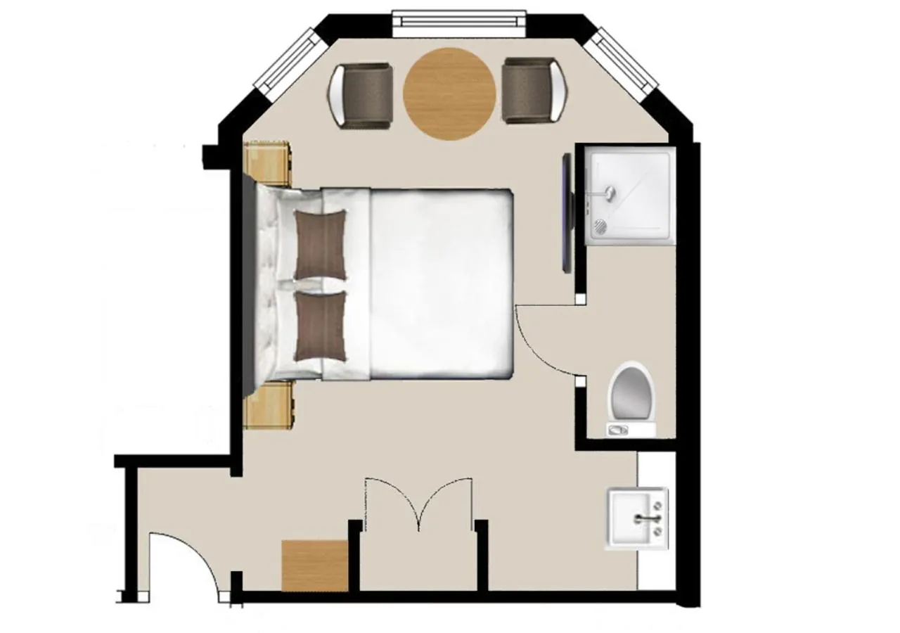 Floor plan in Geckos Rest