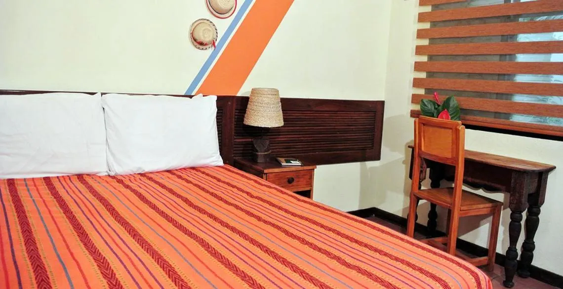 Bedroom, Bed in Arbol de Fuego Eco-hotel