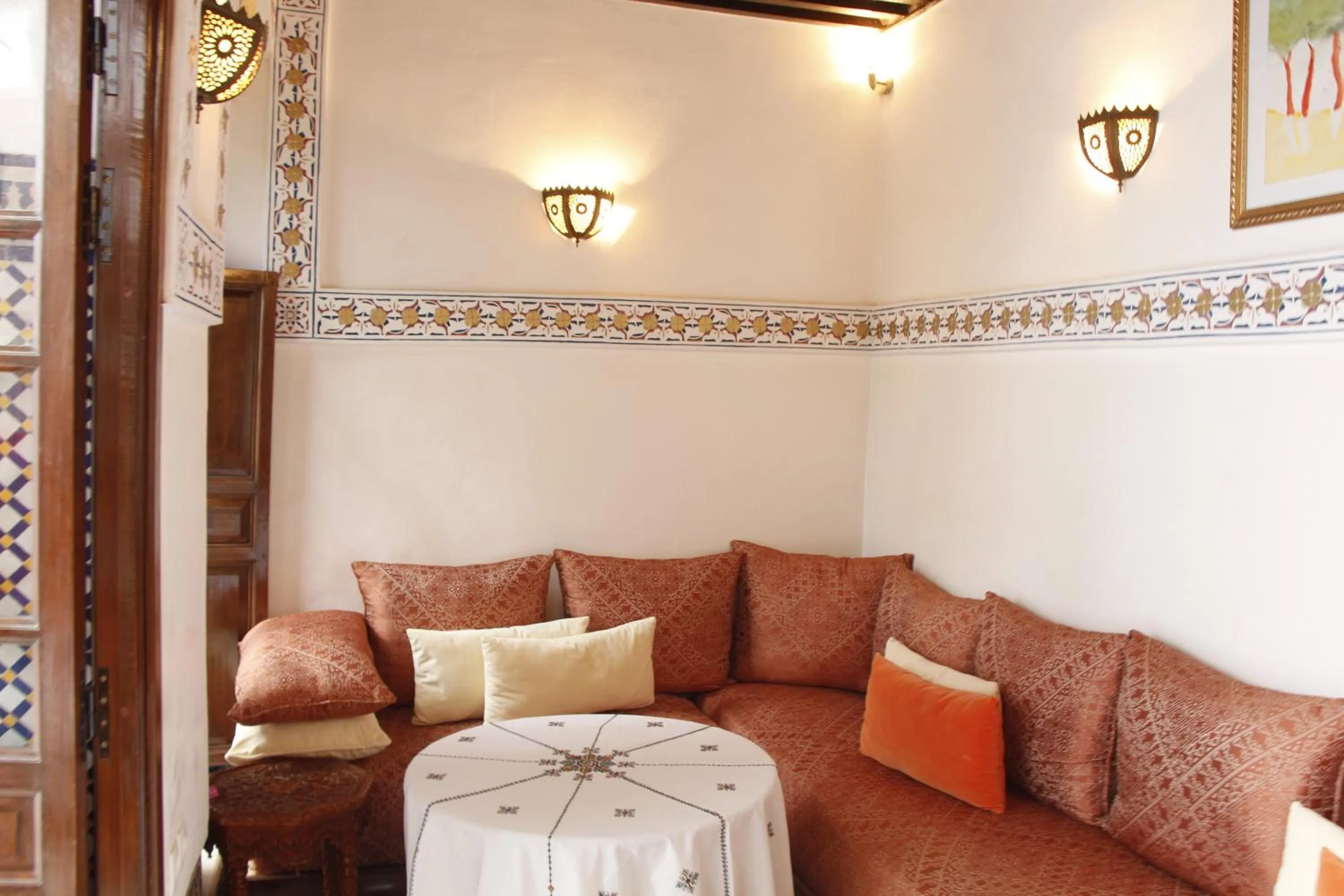 Living room in Riad Les Remparts De Fès