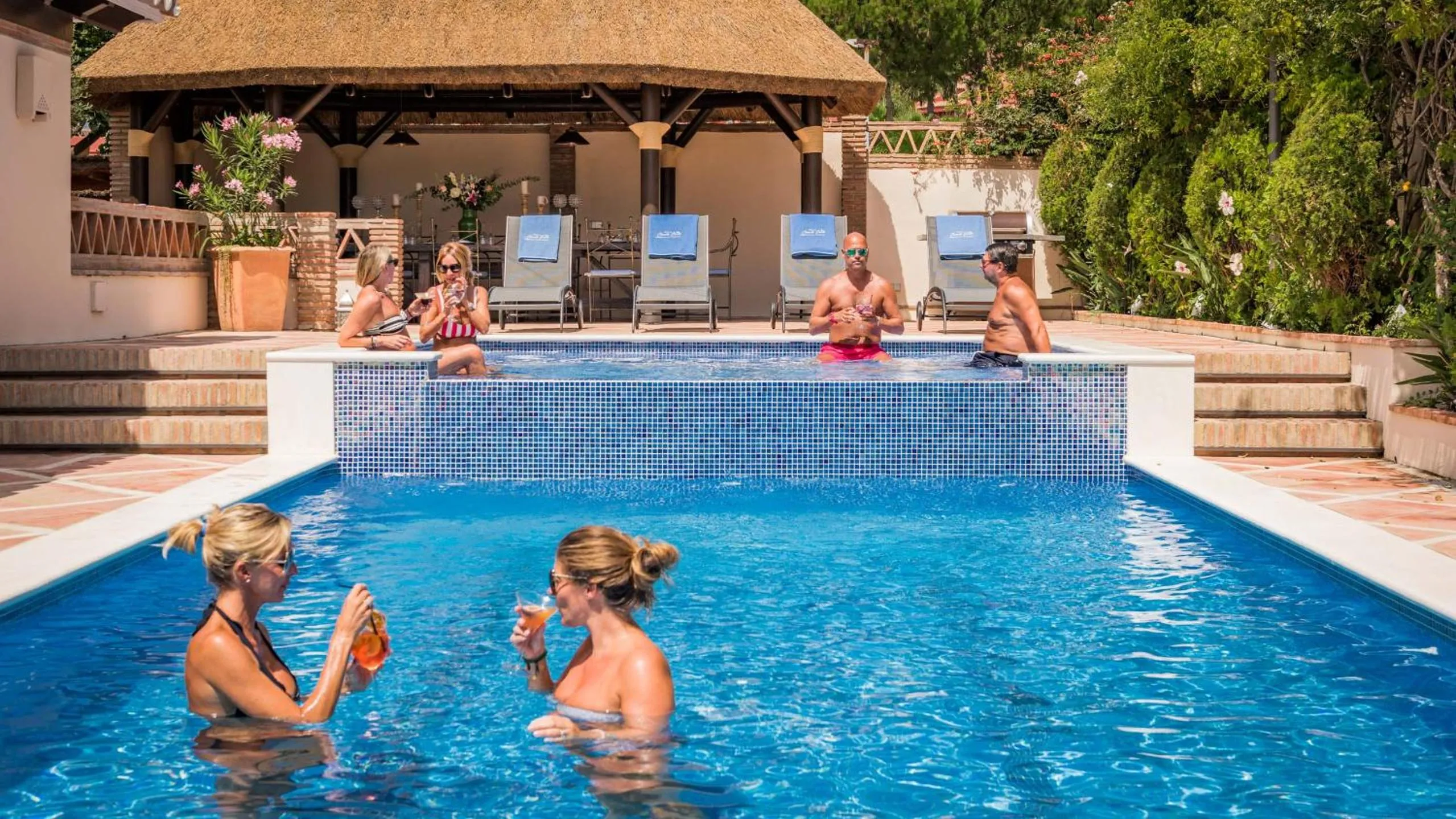 Swimming pool in The Residence by the Beach House Marbella