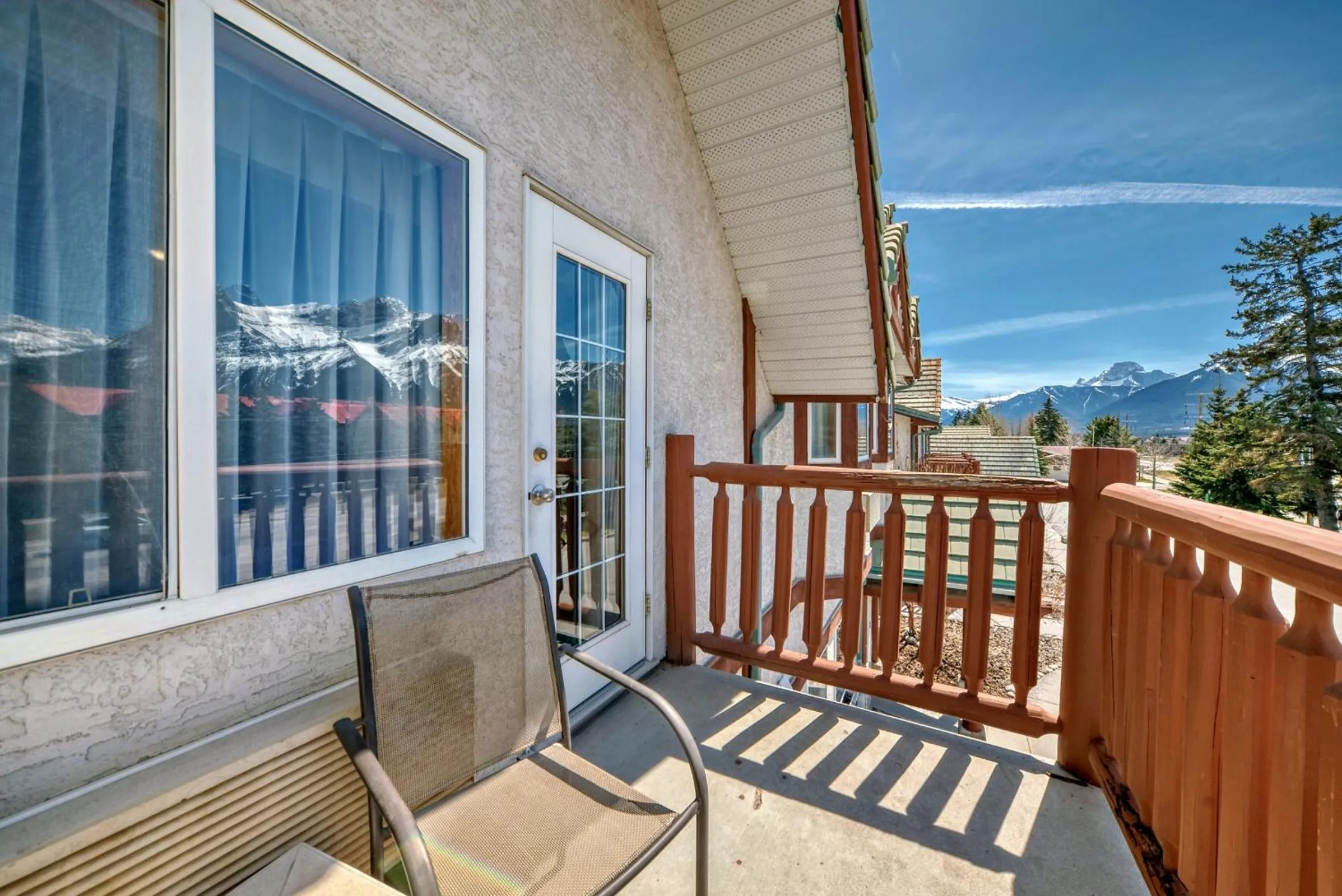Balcony/Terrace in Canmore Rocky Mountain Inn