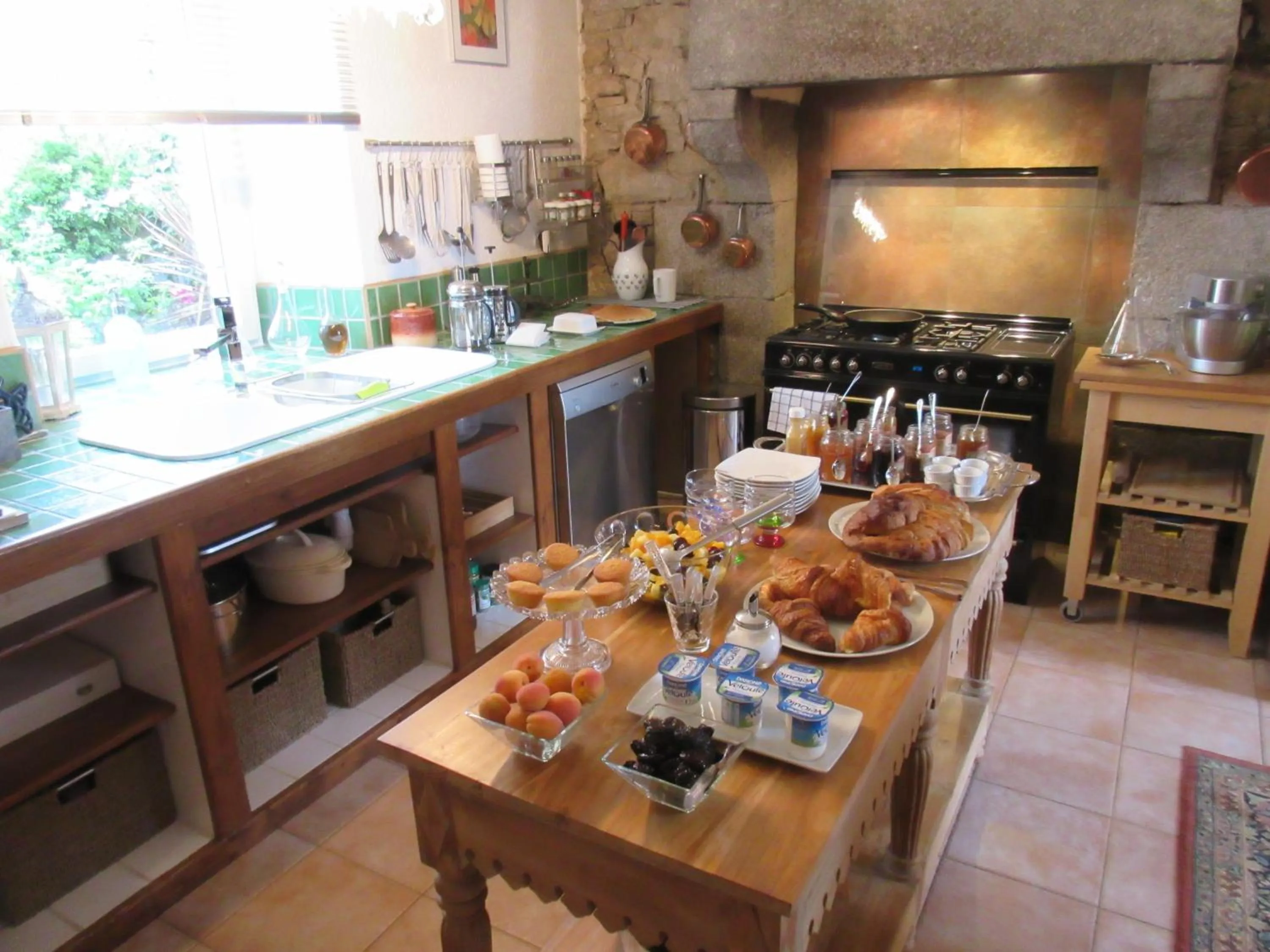 Buffet breakfast in Le Vieux Couvent & SPA