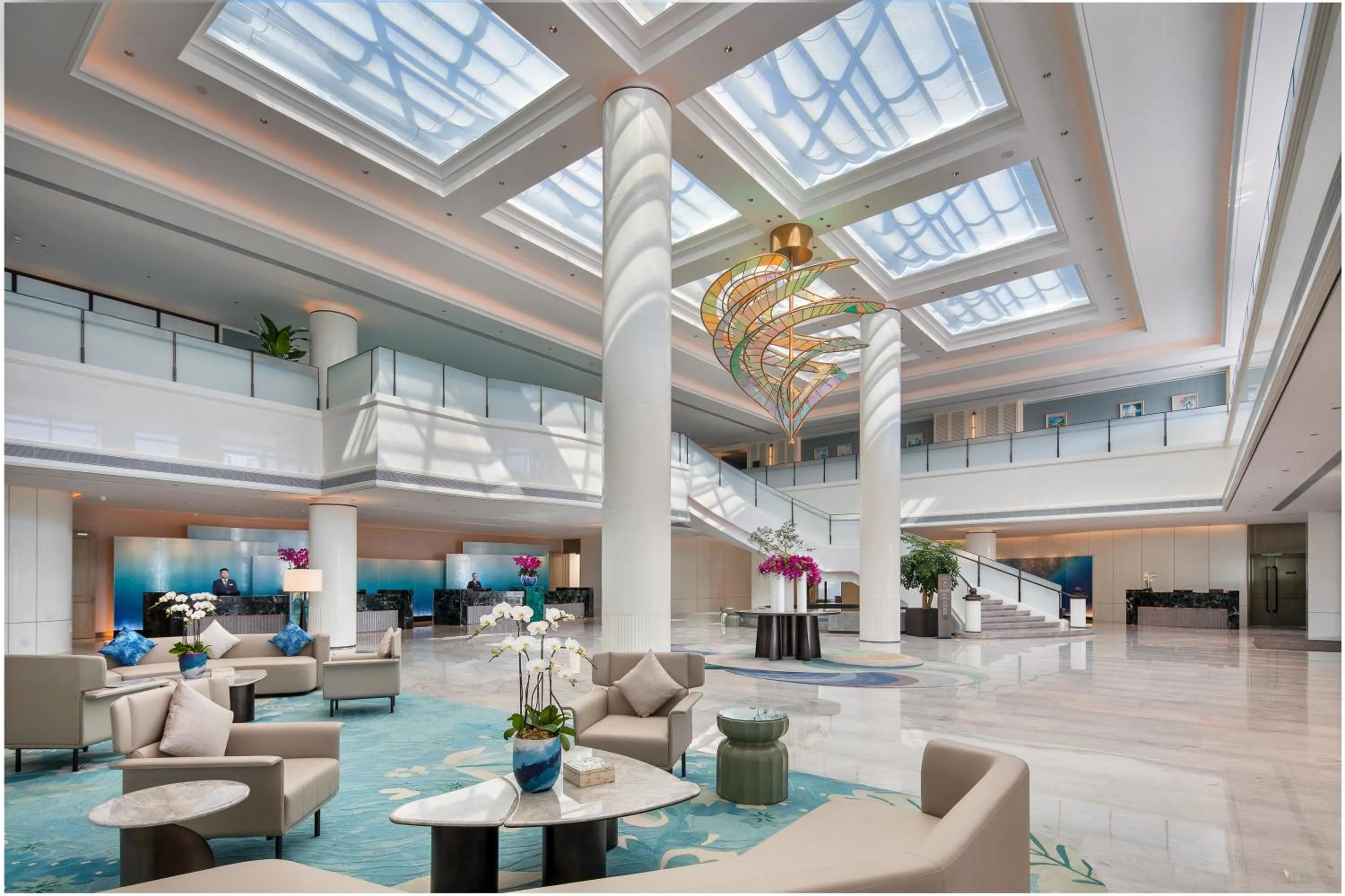 Lobby or reception in Yuehua Hotel Xiamen Seaside Hotel