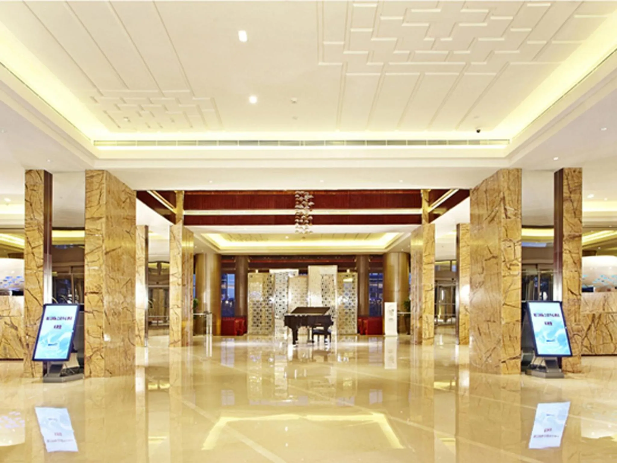 Lobby or reception in Xiamen International Conference Center Hotel Prime Seaview Hotel