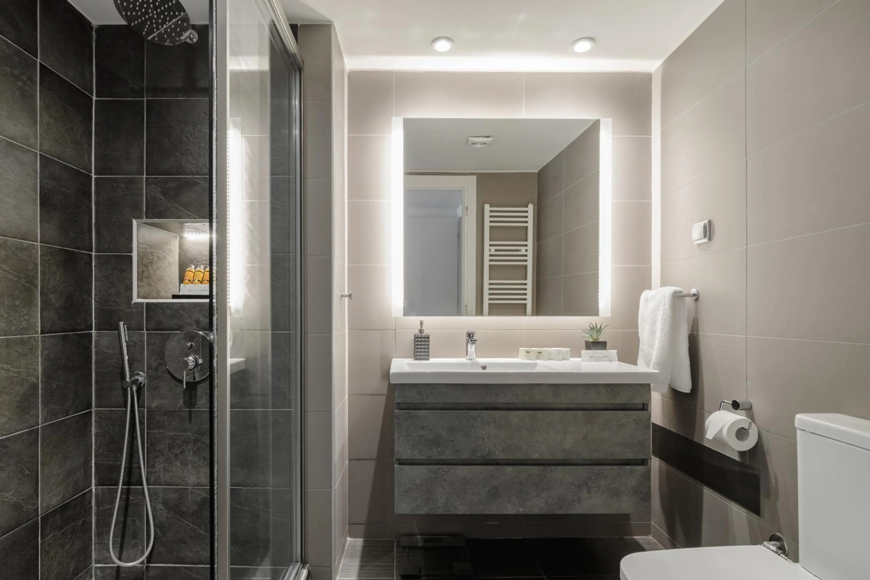 Shower in Acropolis Luxury Living