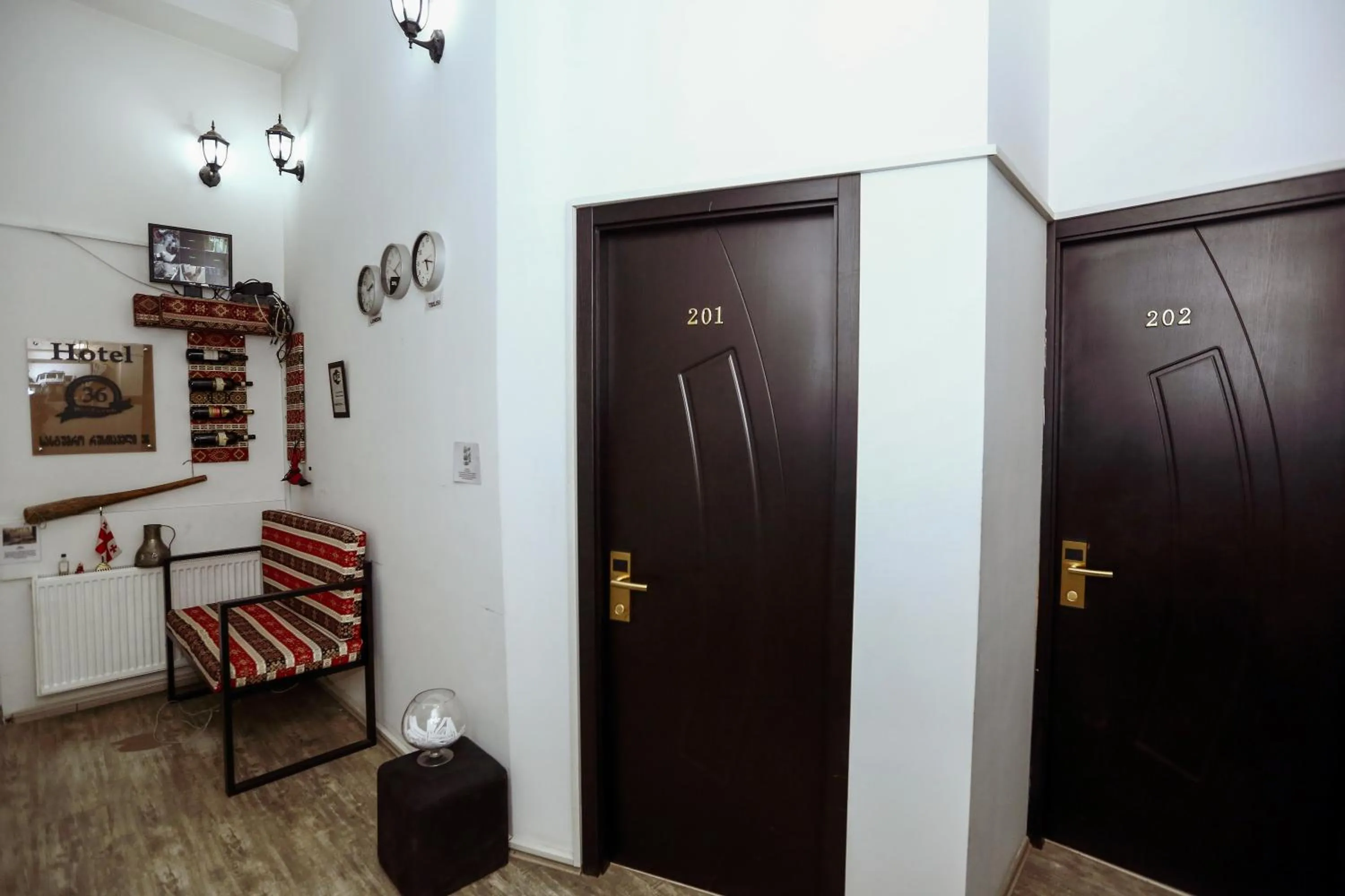 Photo of the whole room in Hotel Rustaveli 36