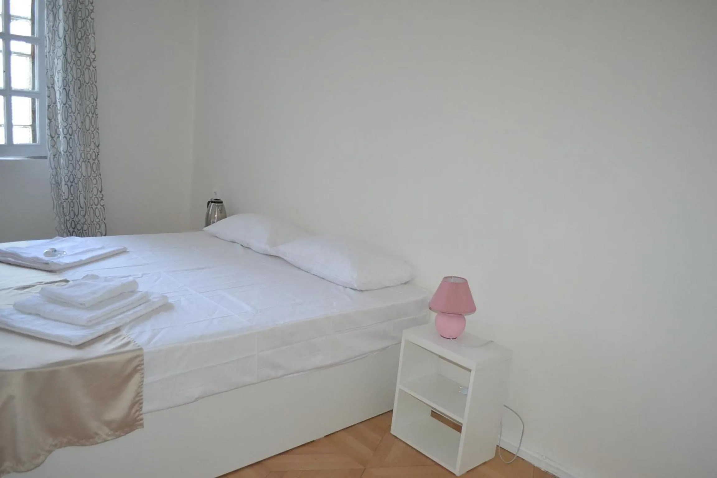 Bed in Hotel Rustaveli 36