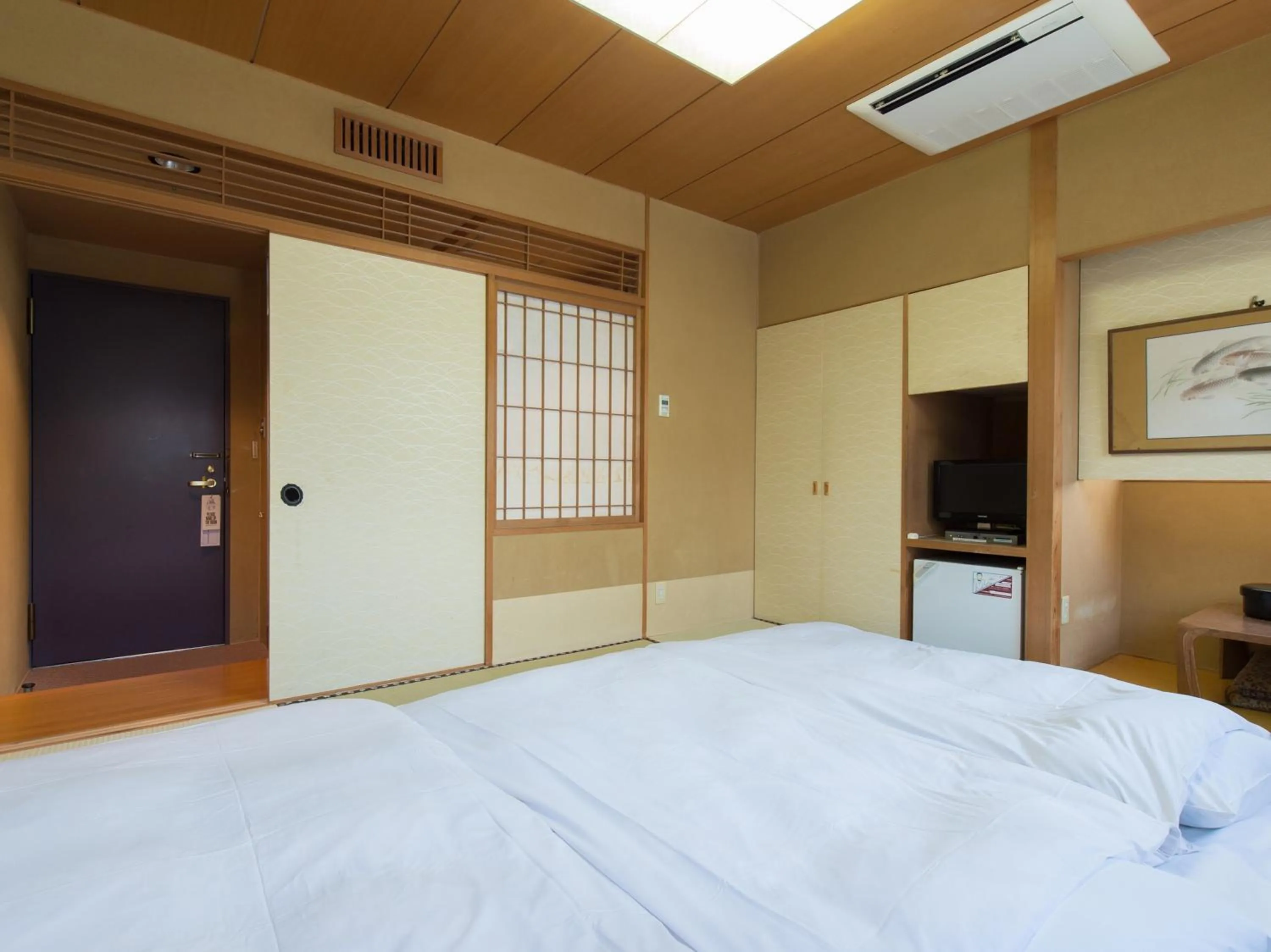 Bed in Nagasaki Orion Hotel