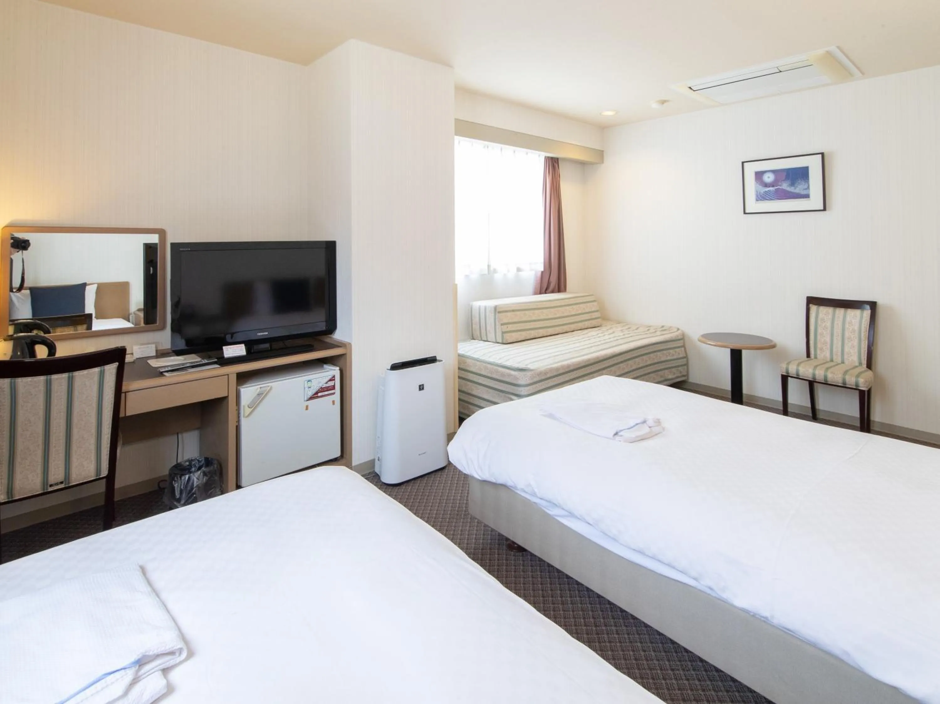 Bed in Nagasaki Orion Hotel