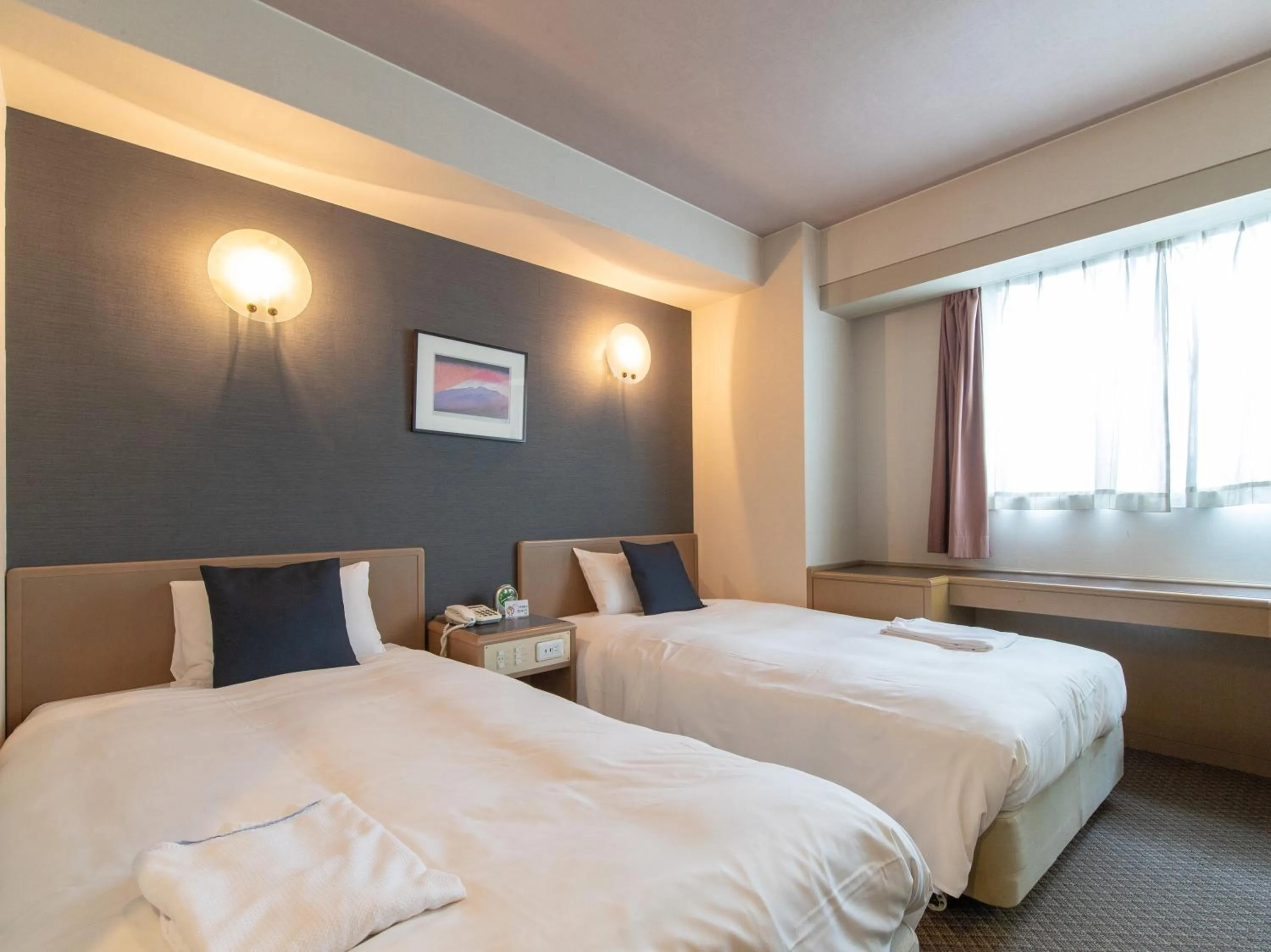 Bed in Nagasaki Orion Hotel