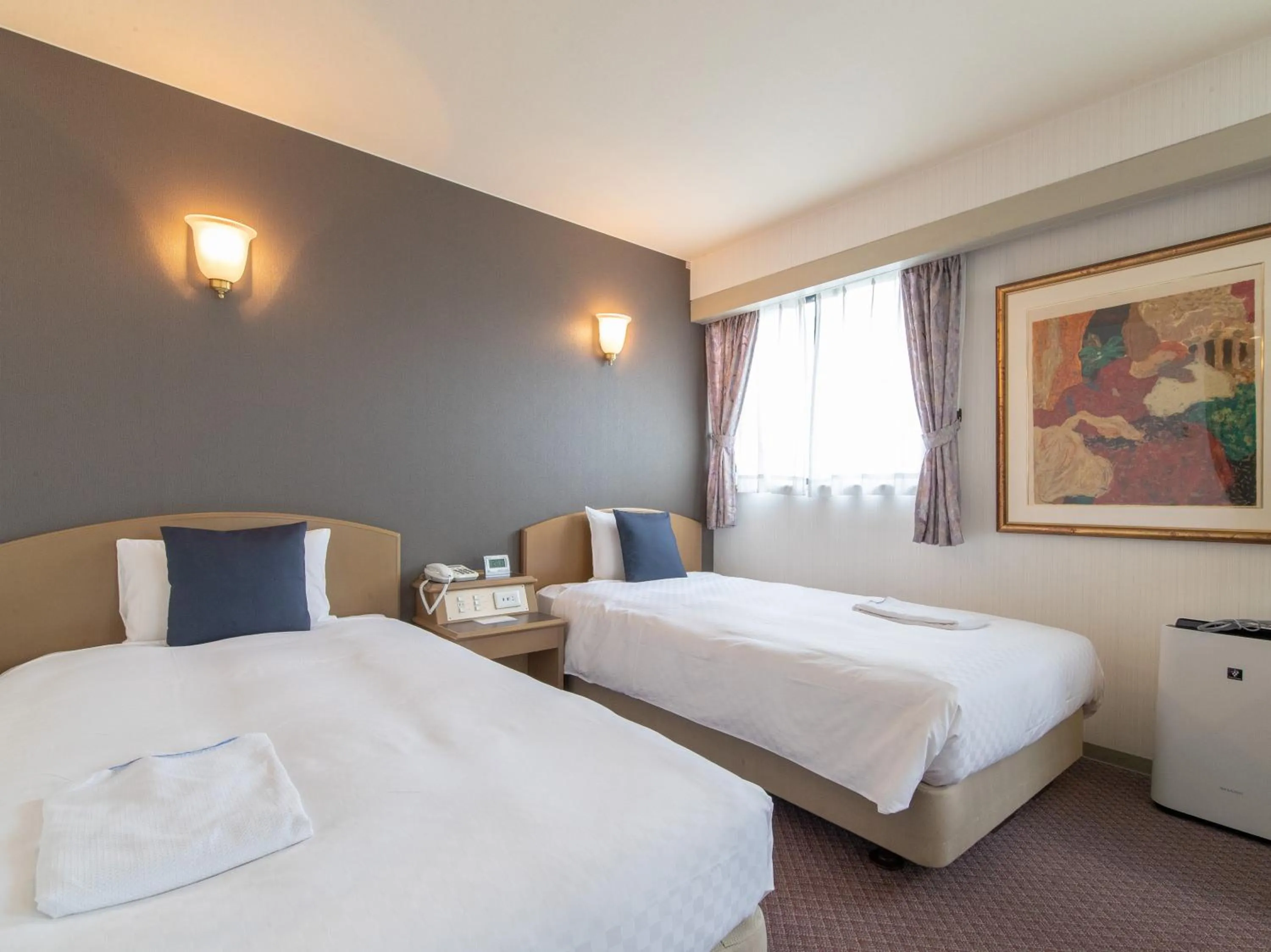 Bed in Nagasaki Orion Hotel