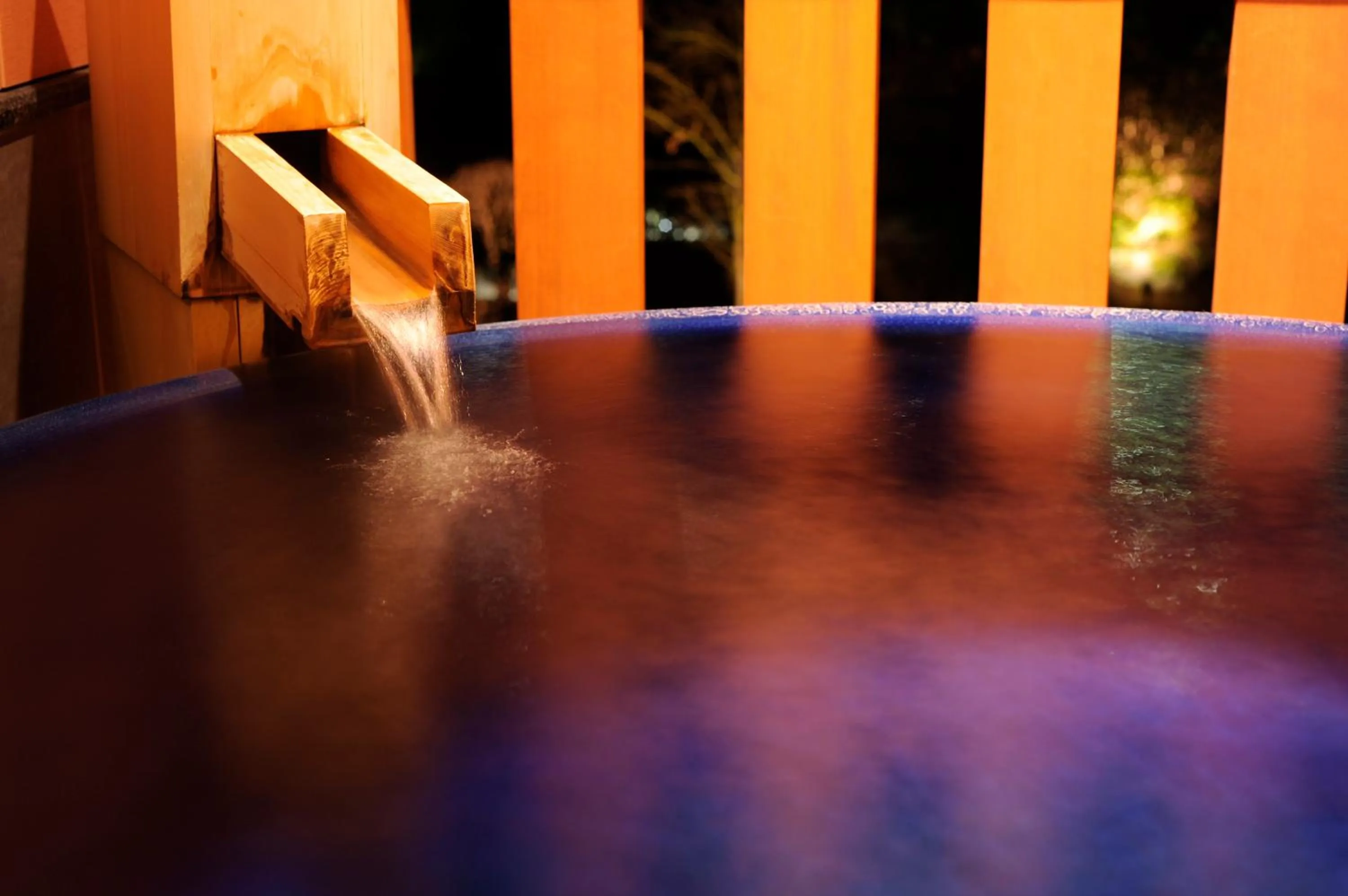 Hot Spring Bath in Hotel Nanpuso