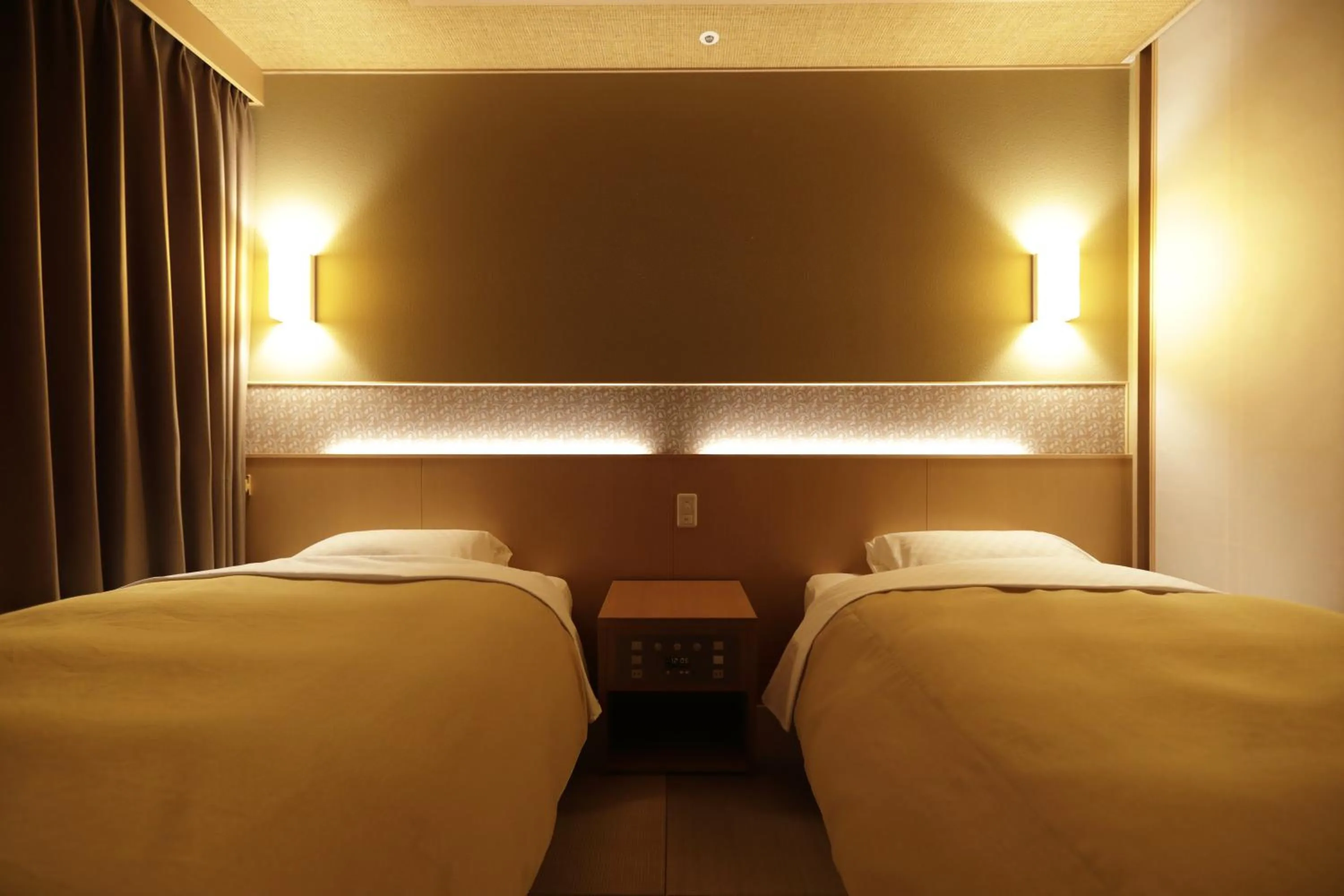 Bed in Hotel Nanpuso