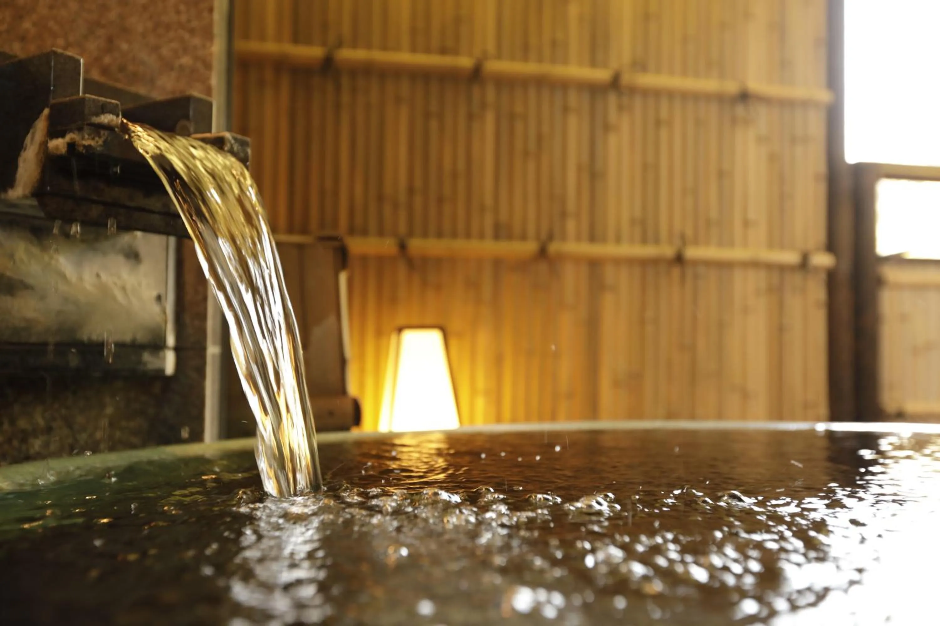 Hot Spring Bath in Hotel Nanpuso