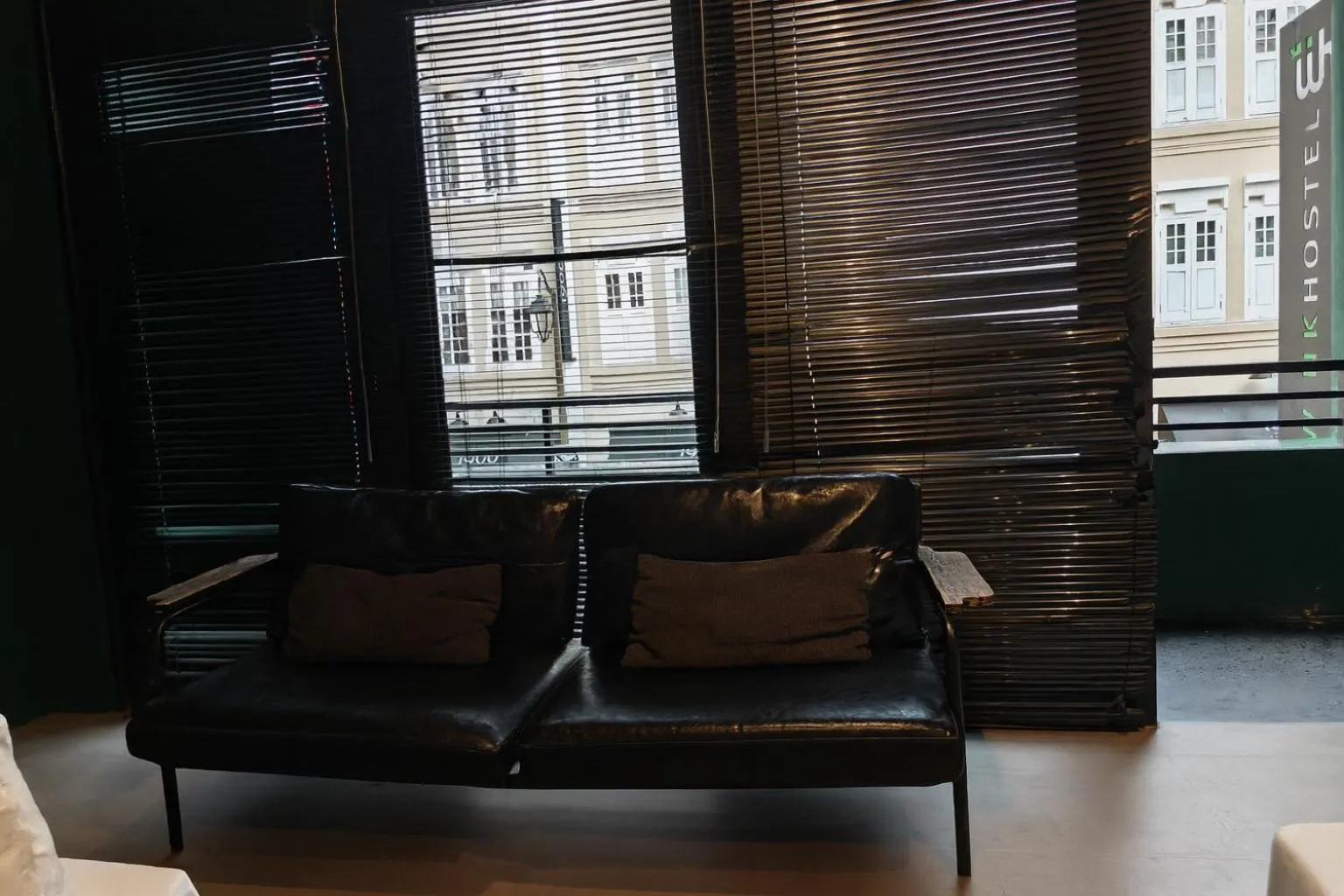 Seating area in Wink at Mosque Street