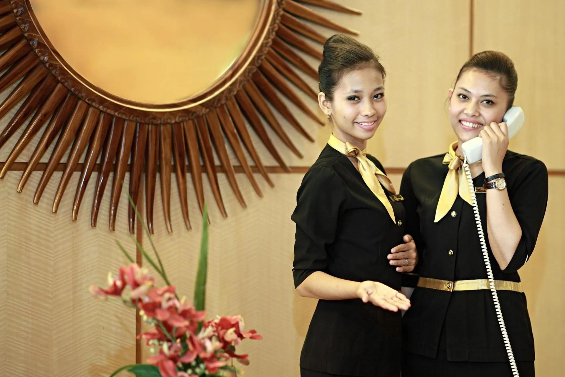 Lobby or reception in Rocky Plaza Hotel Padang