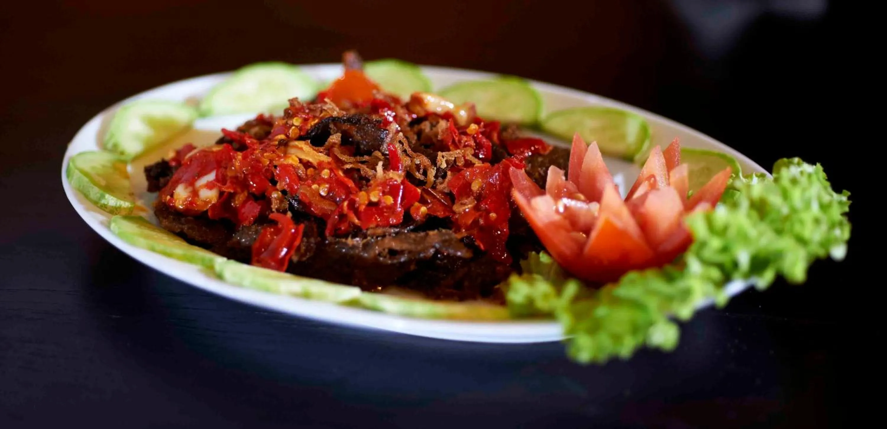 Food close-up in Rocky Plaza Hotel Padang