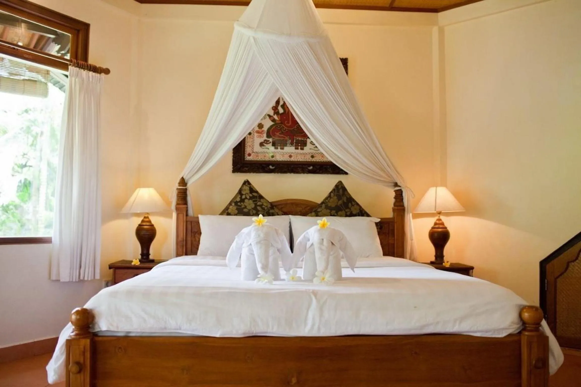 Bed in Nirarta Center For Living Awareness