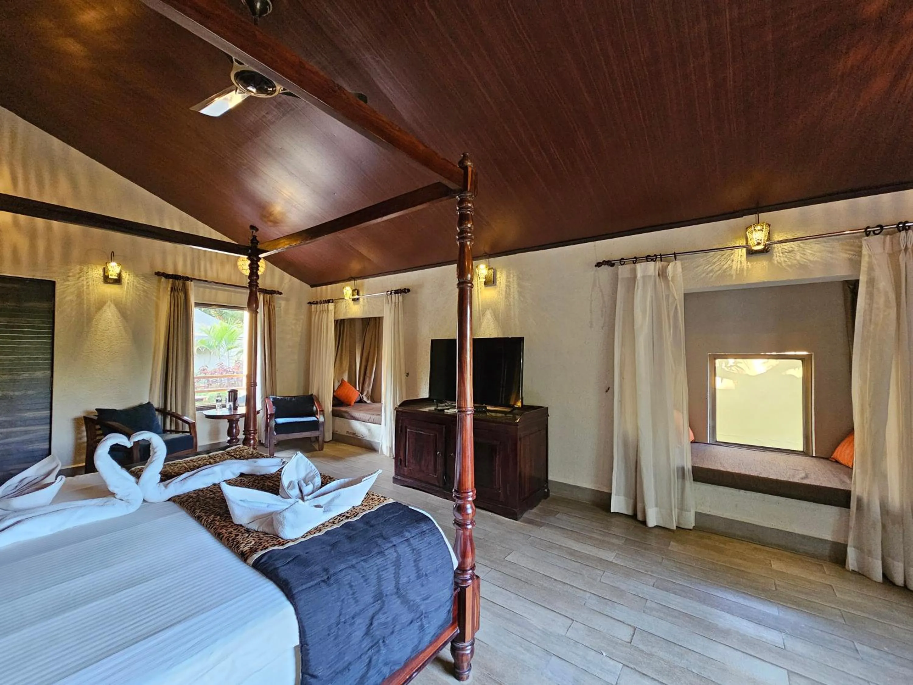 Bed in Gir Lion Safari Camp by Trulyy, Sasan Gir