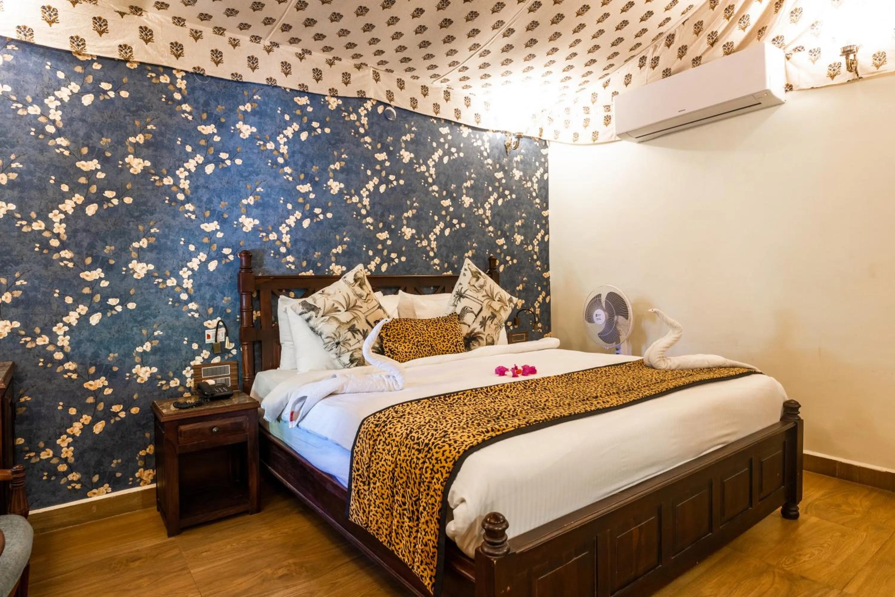 Bedroom, Bed in Gir Lion Safari Camp by Trulyy, Sasan Gir