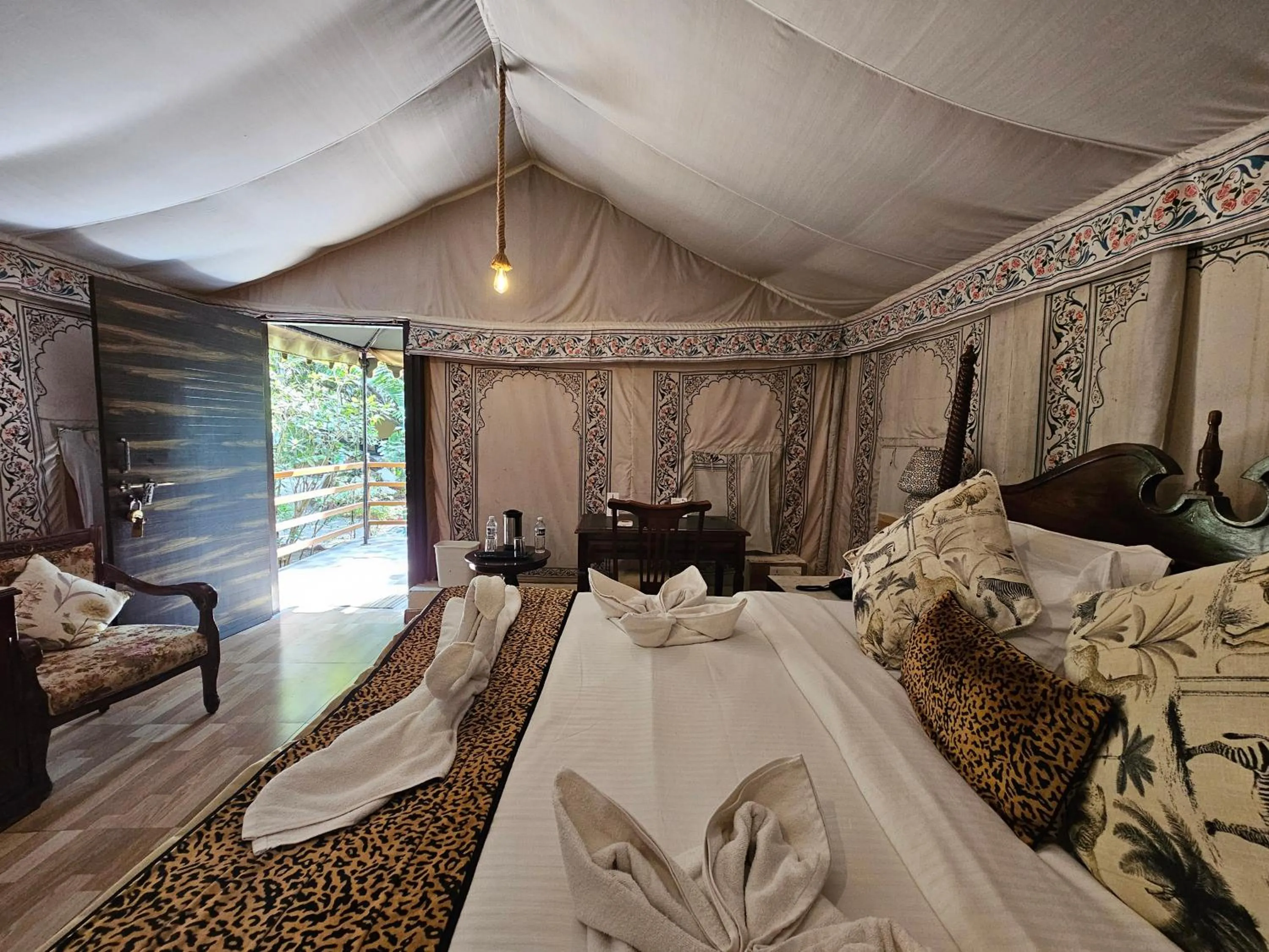 Bed in Gir Lion Safari Camp by Trulyy, Sasan Gir