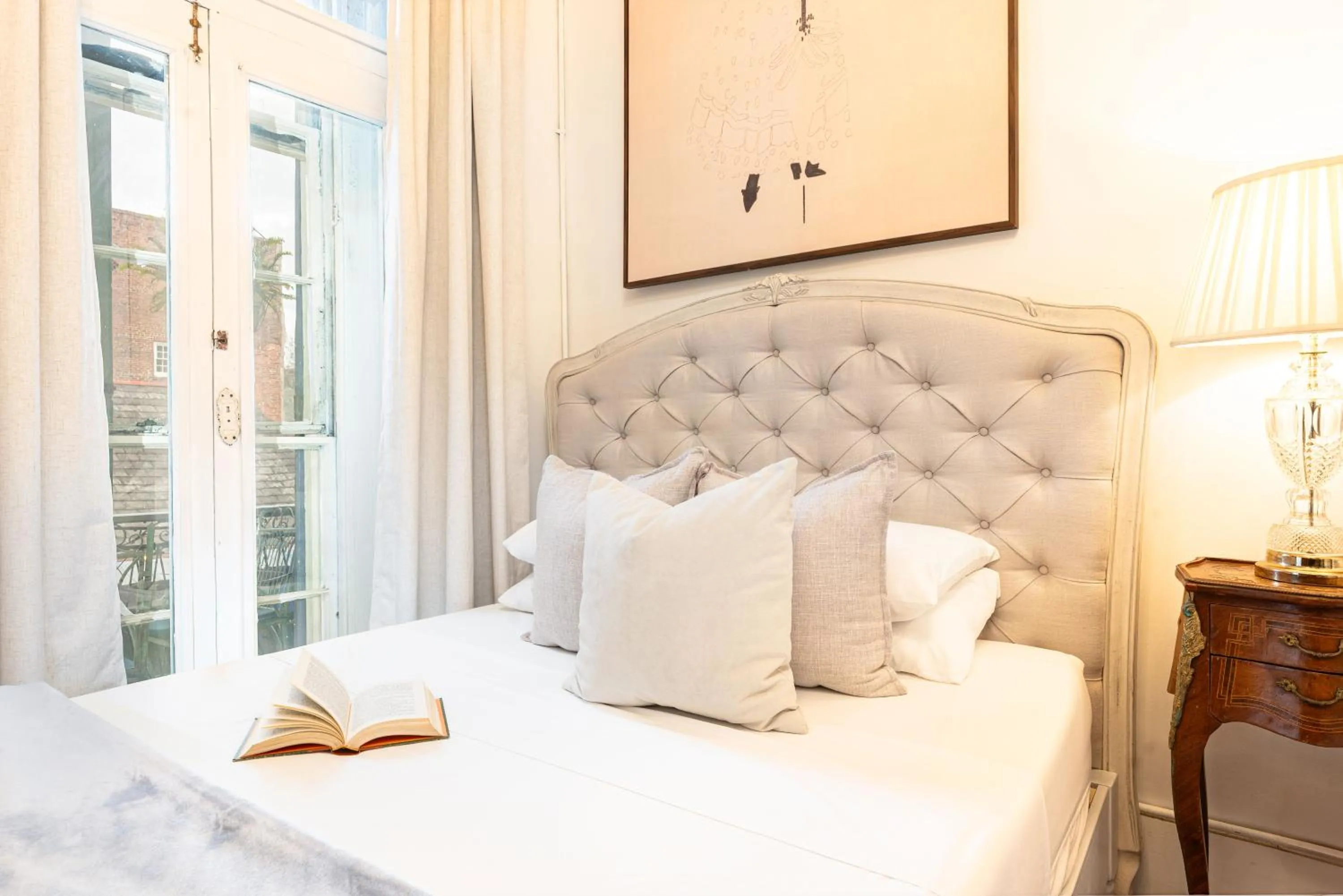 Bed in French Quarter Mansion