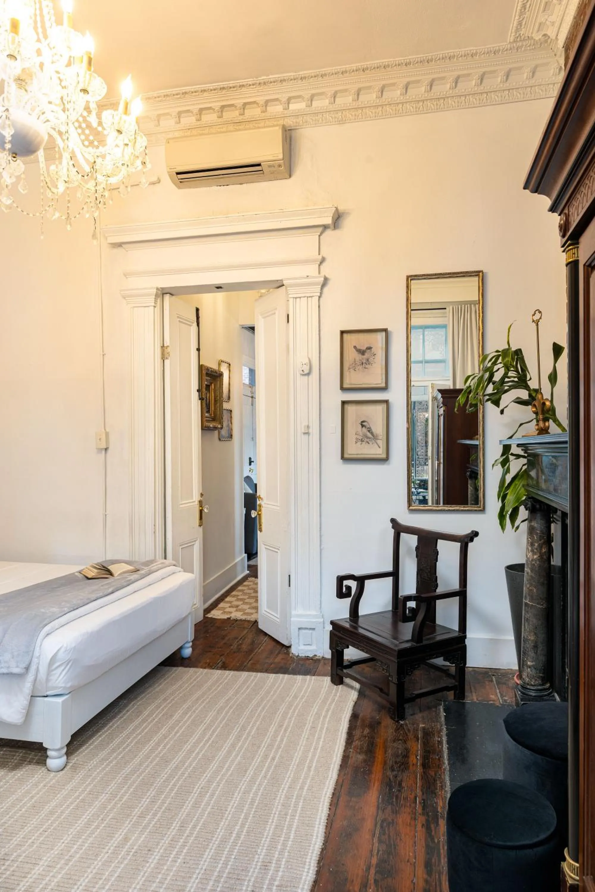 Bed in French Quarter Mansion