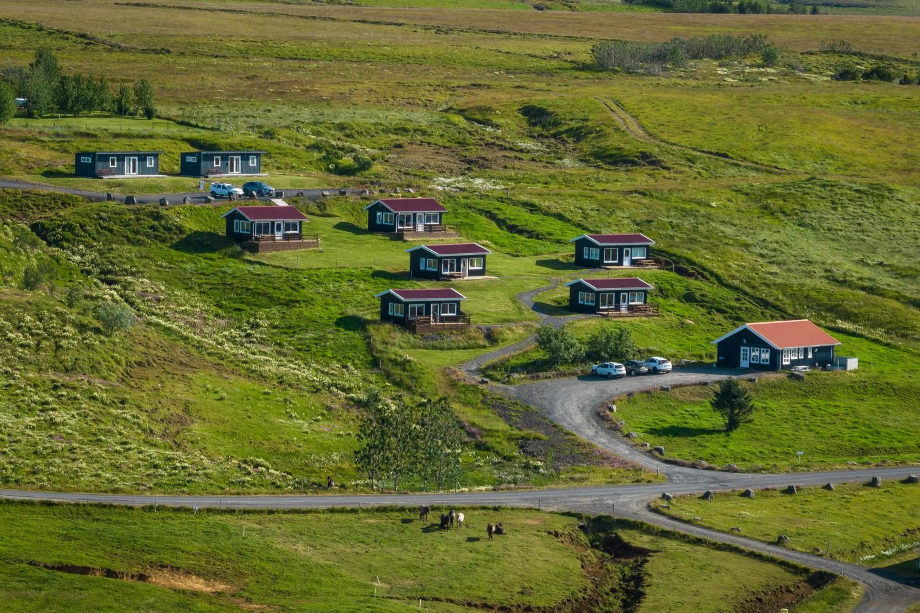 Property building in Hestheimar