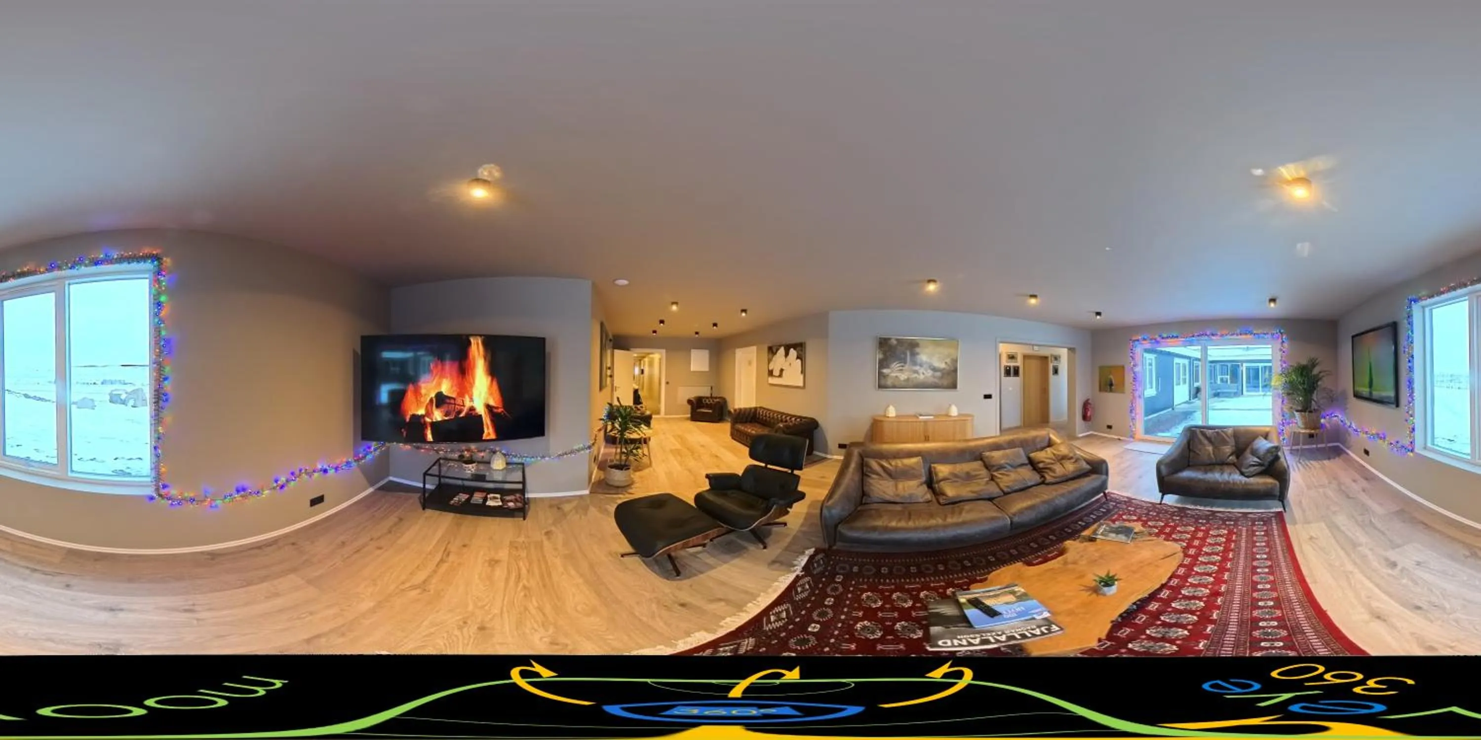 Communal lounge/ TV room in Hestheimar