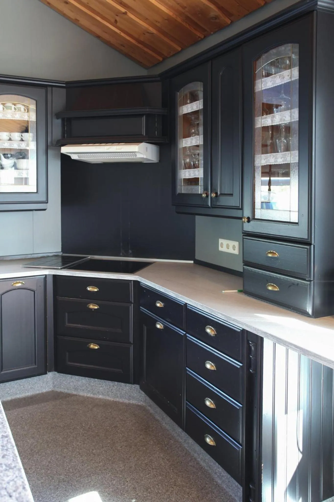 Communal kitchen in Hestheimar