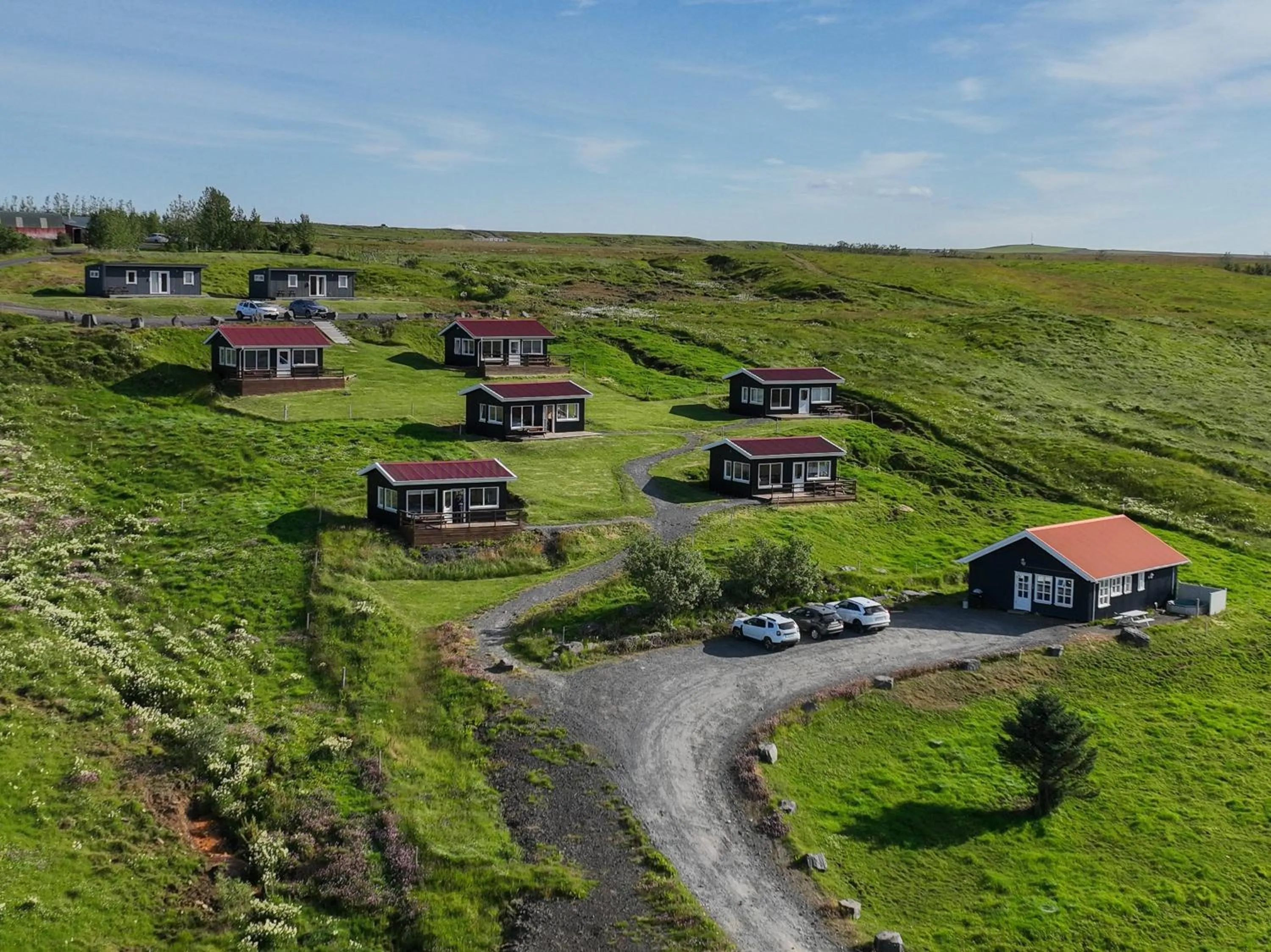 Property building in Hestheimar