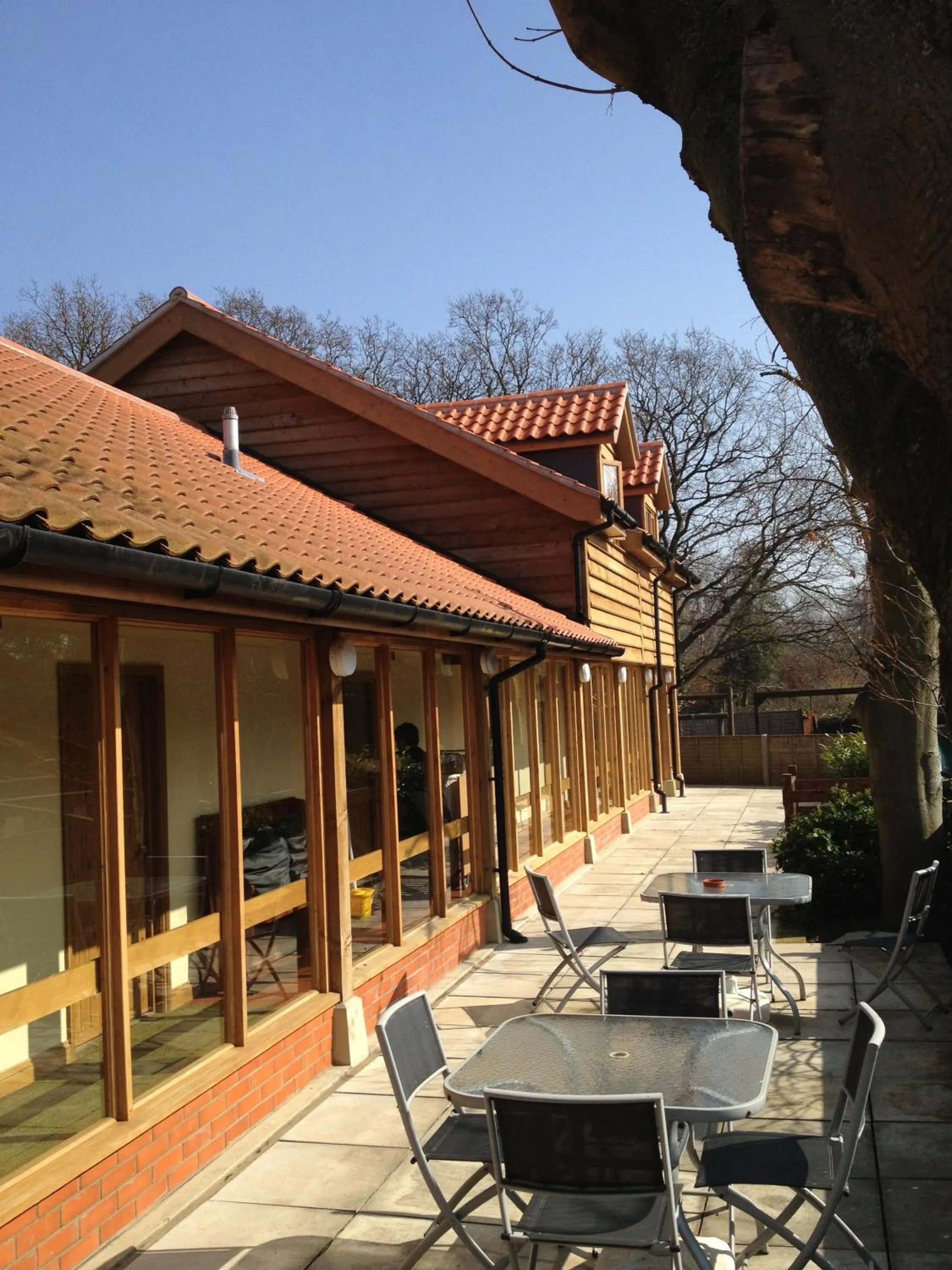 Patio in The Olde Windmill Inn