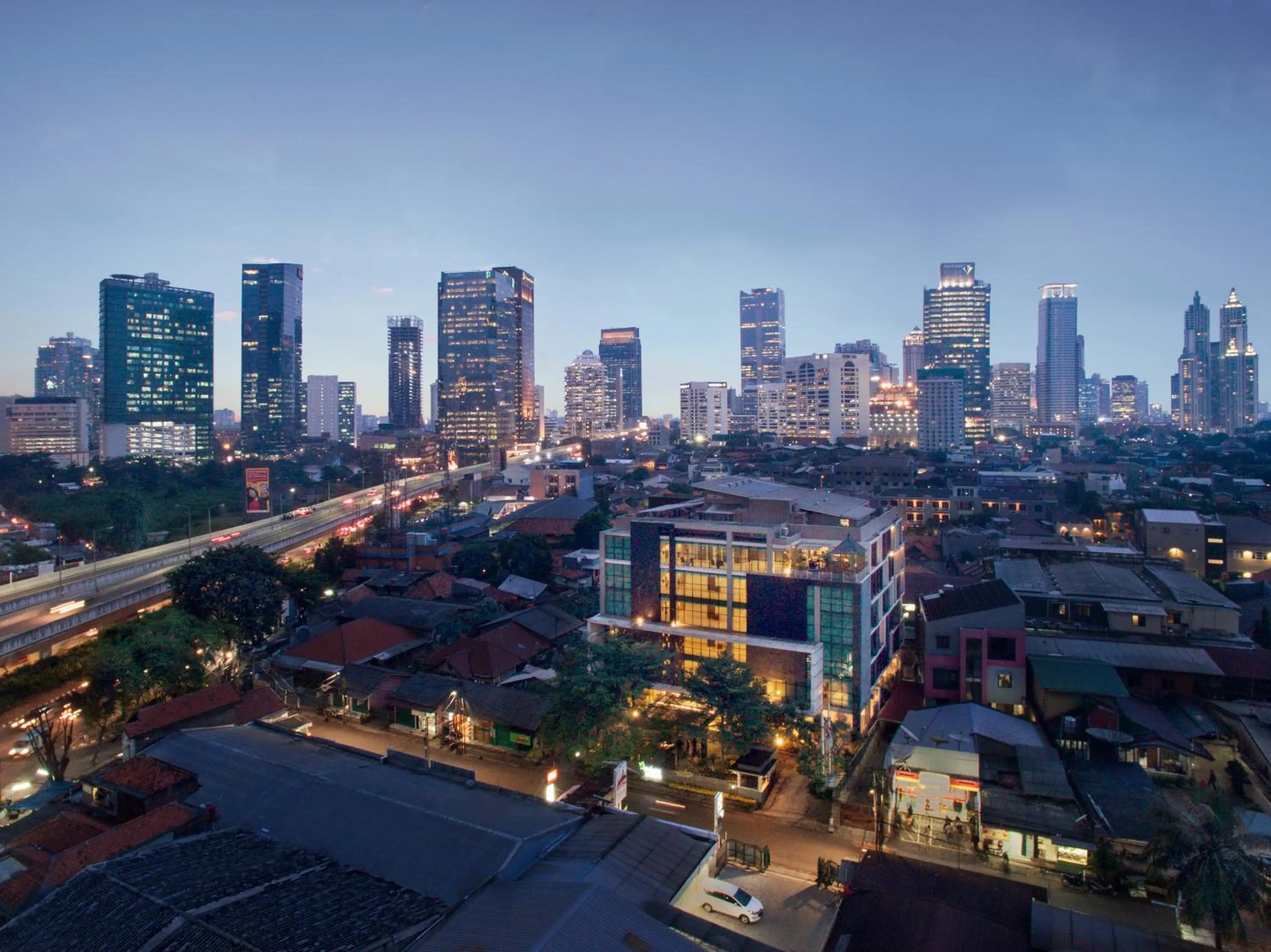 Bird's eye view in Avissa Suites