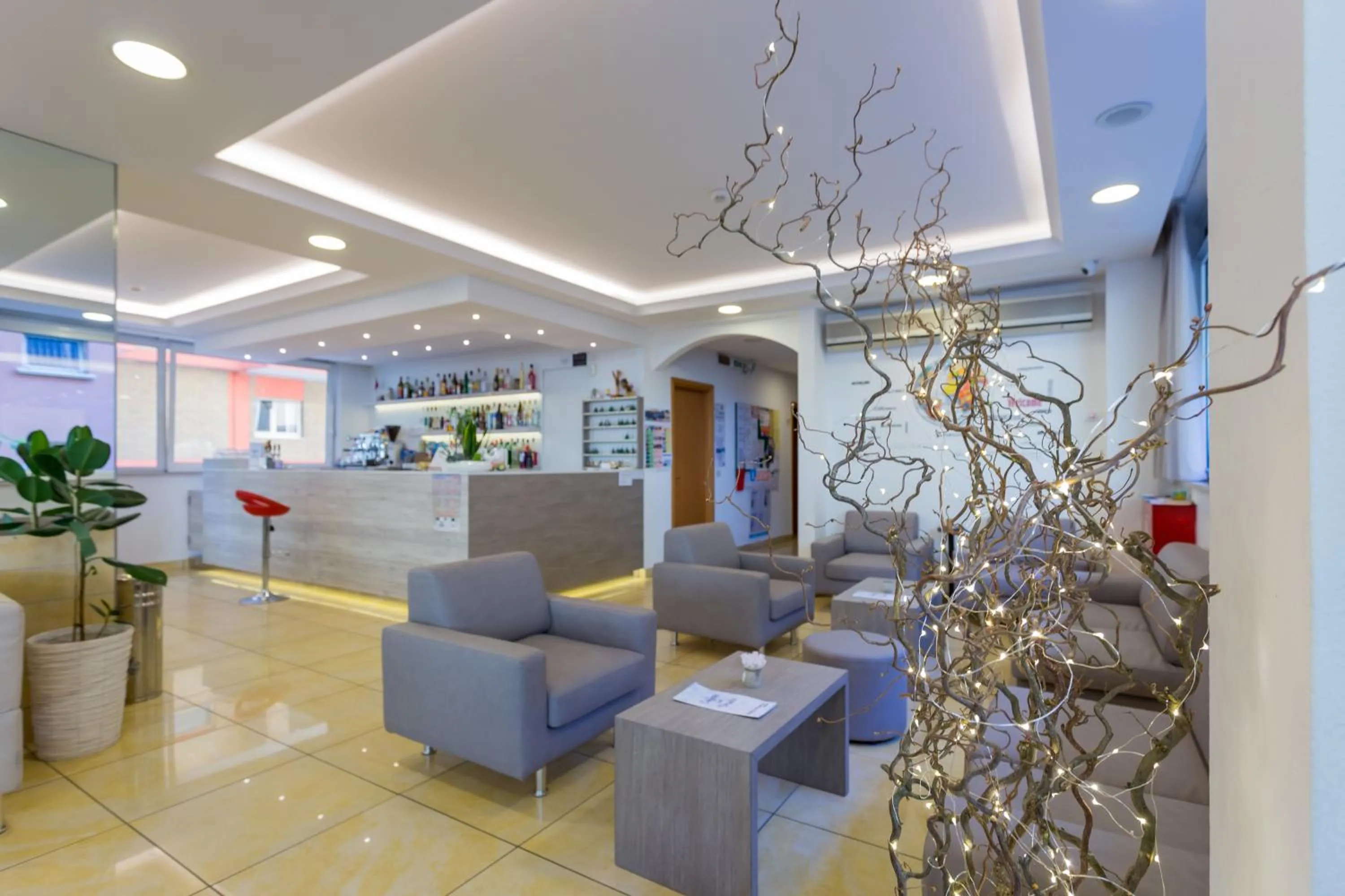 Lobby or reception in Hotel Monica